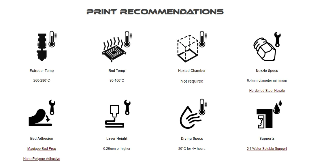 3DXTech EZPC CF (Polycarbonate Carbon Fibre) Filament 1.75mm