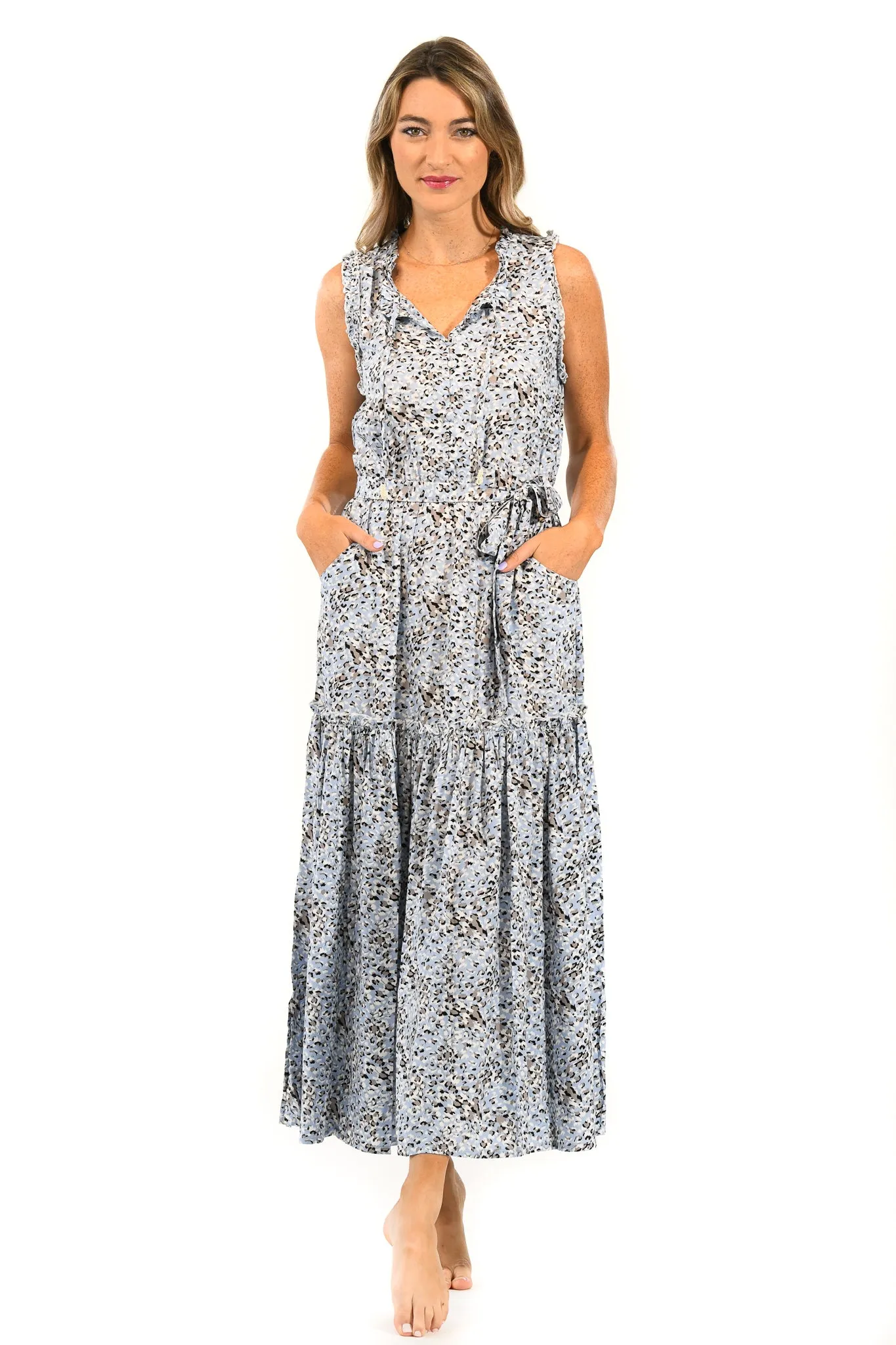Alexis Dress / Snow Leopard