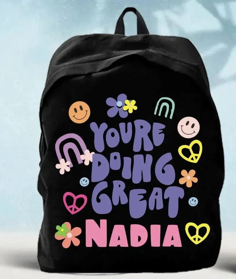 Backpack- English inspiration quotes