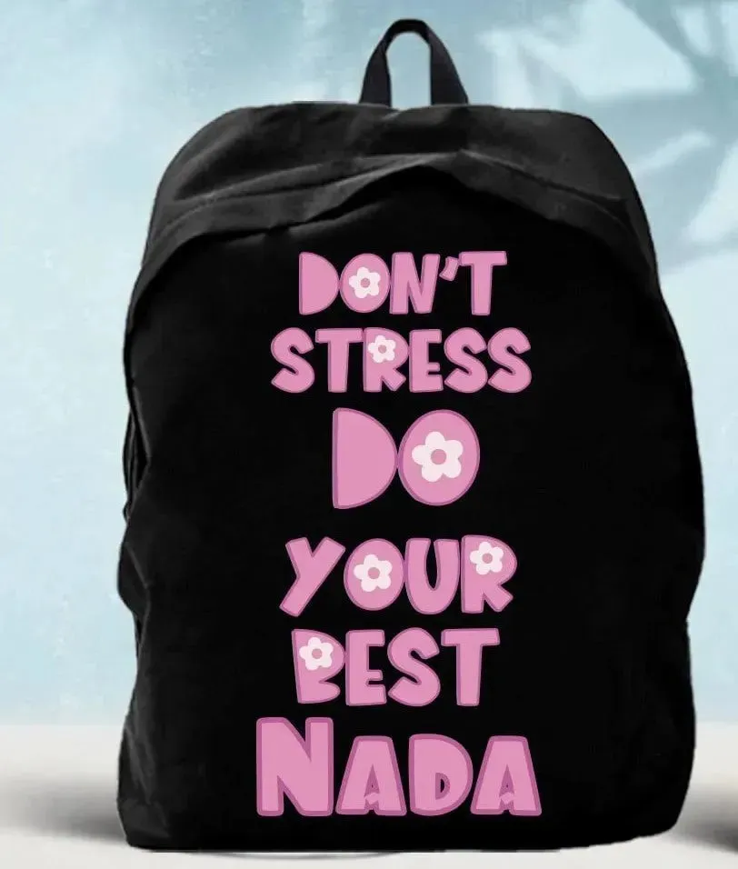 Backpack- English inspiration quotes