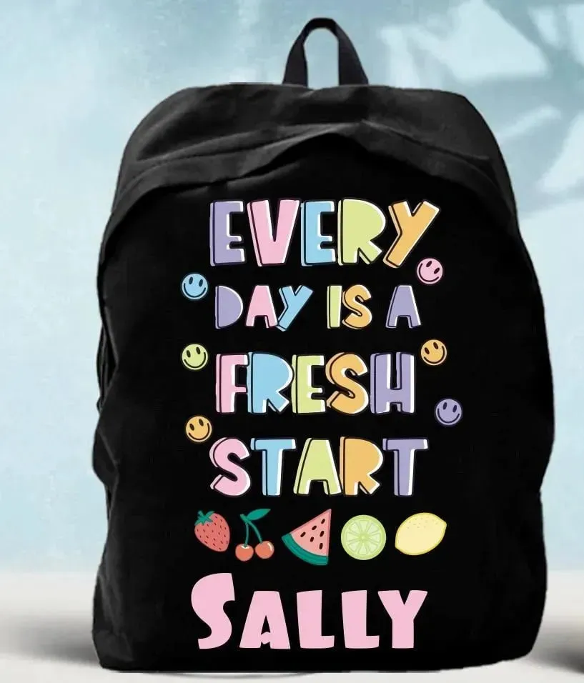 Backpack- English inspiration quotes