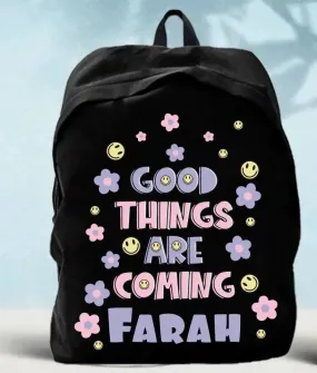 Backpack- English inspiration quotes