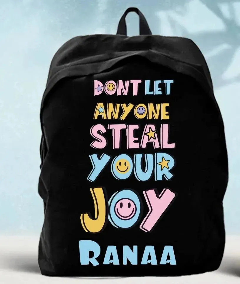 Backpack- English inspiration quotes