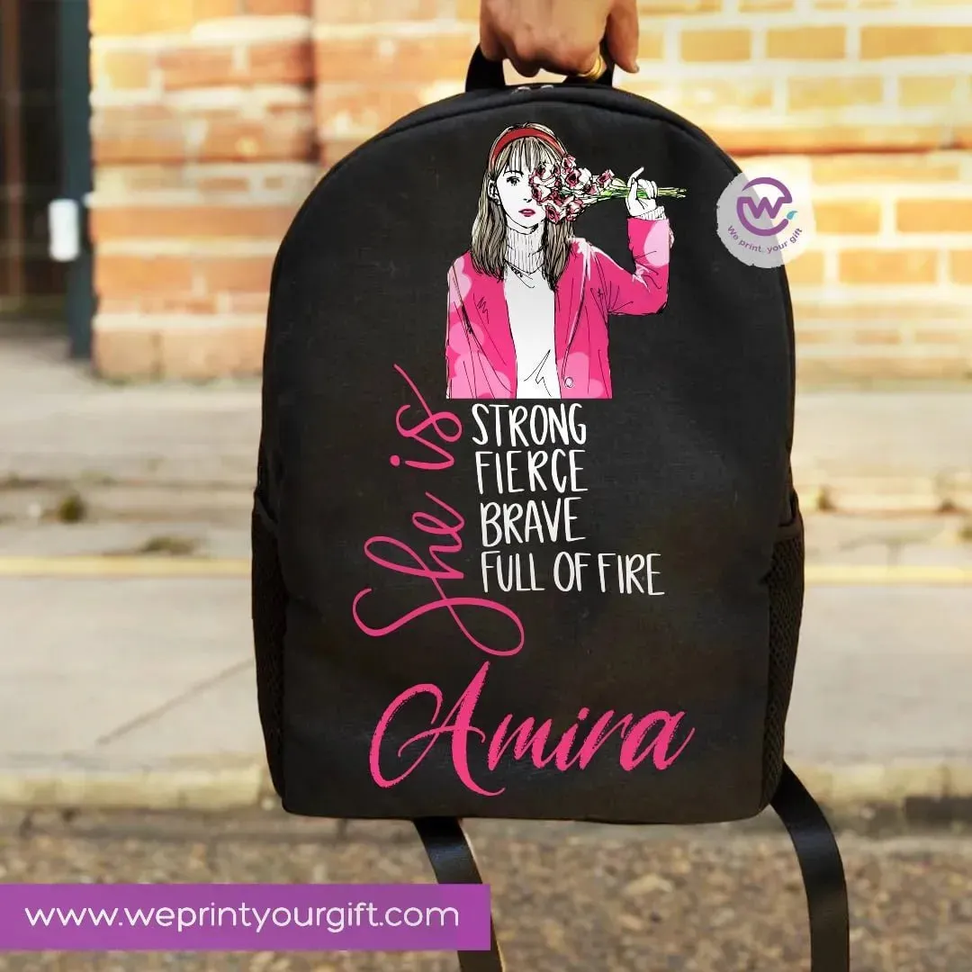 Backpack- English Inspirational quotes