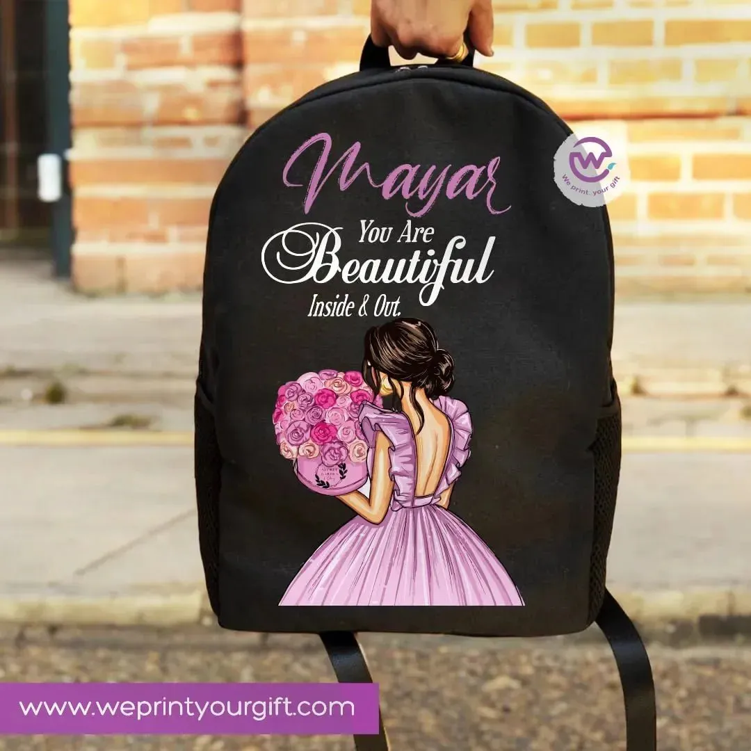Backpack- English Inspirational quotes
