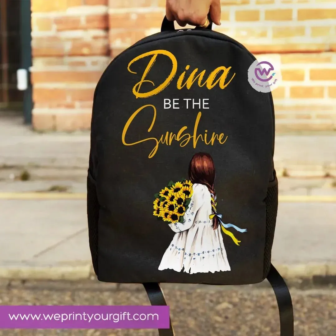 Backpack- English Inspirational quotes