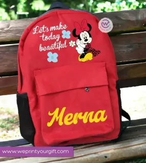 Backpack- Minni Mouse