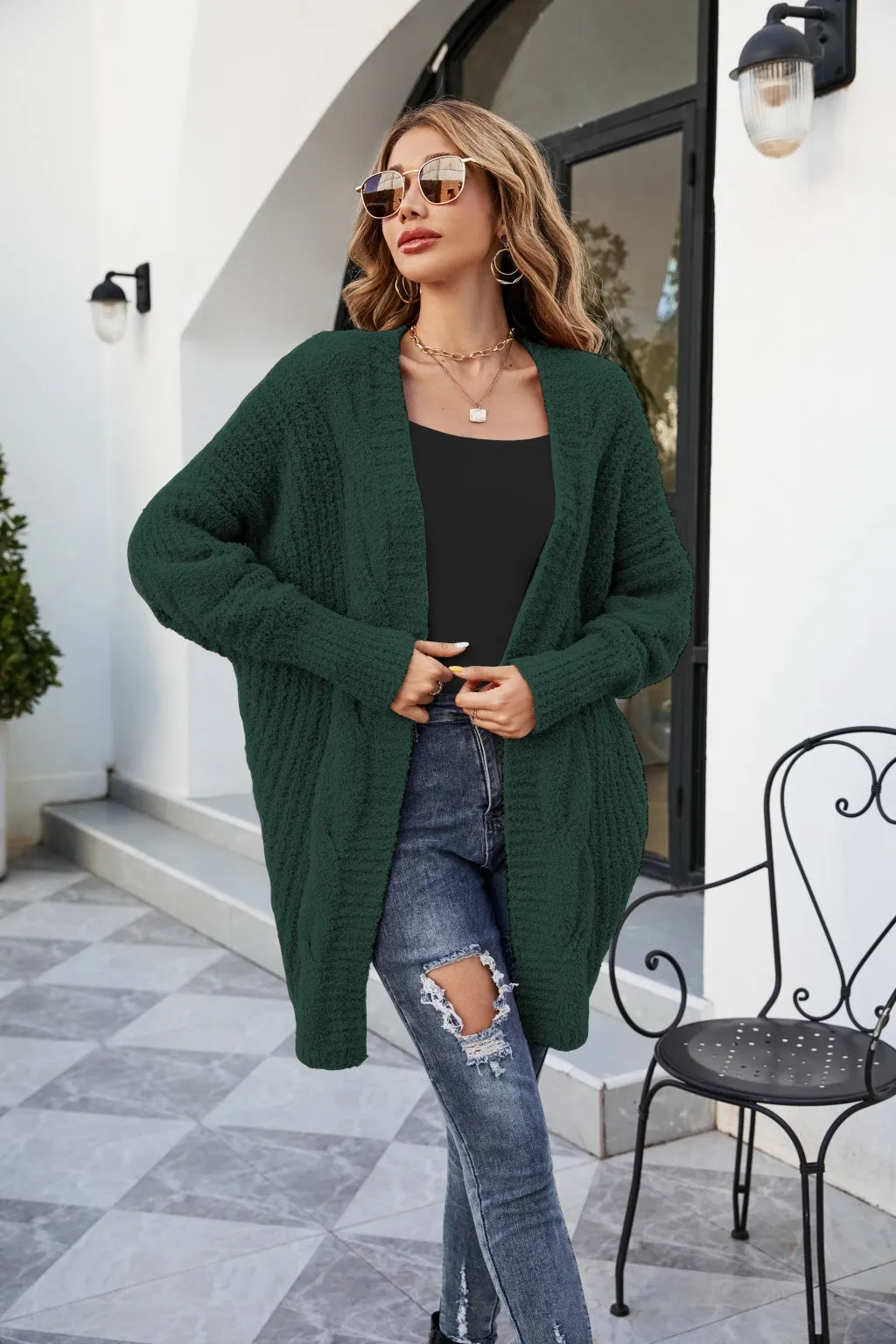 BerriesJam - Autumn and Winter New V-neck Knitting Cardigan