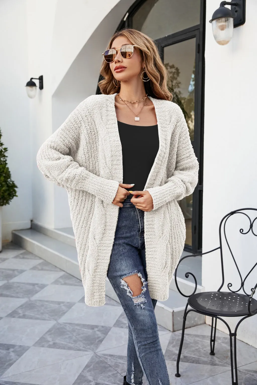 BerriesJam - Autumn and Winter New V-neck Knitting Cardigan