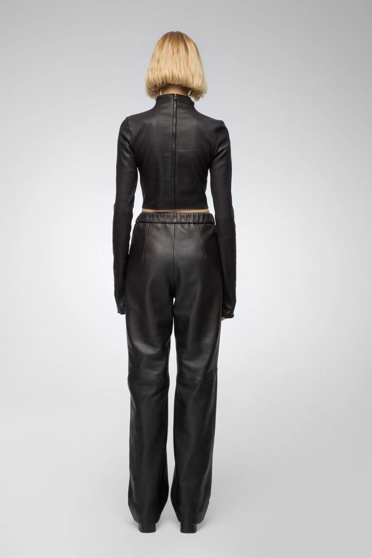 Black Leather Pant