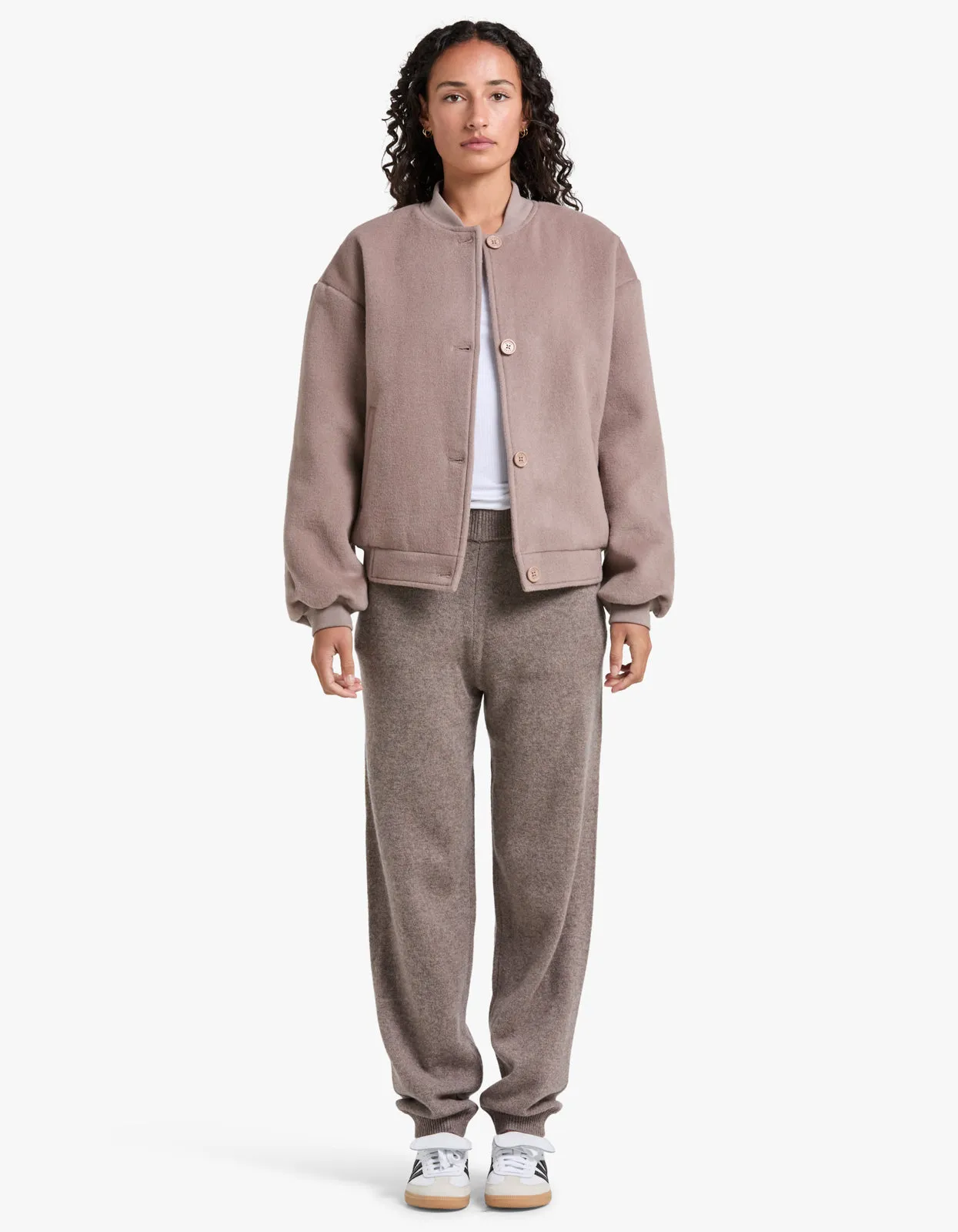 Bomber Jacket - Truffle