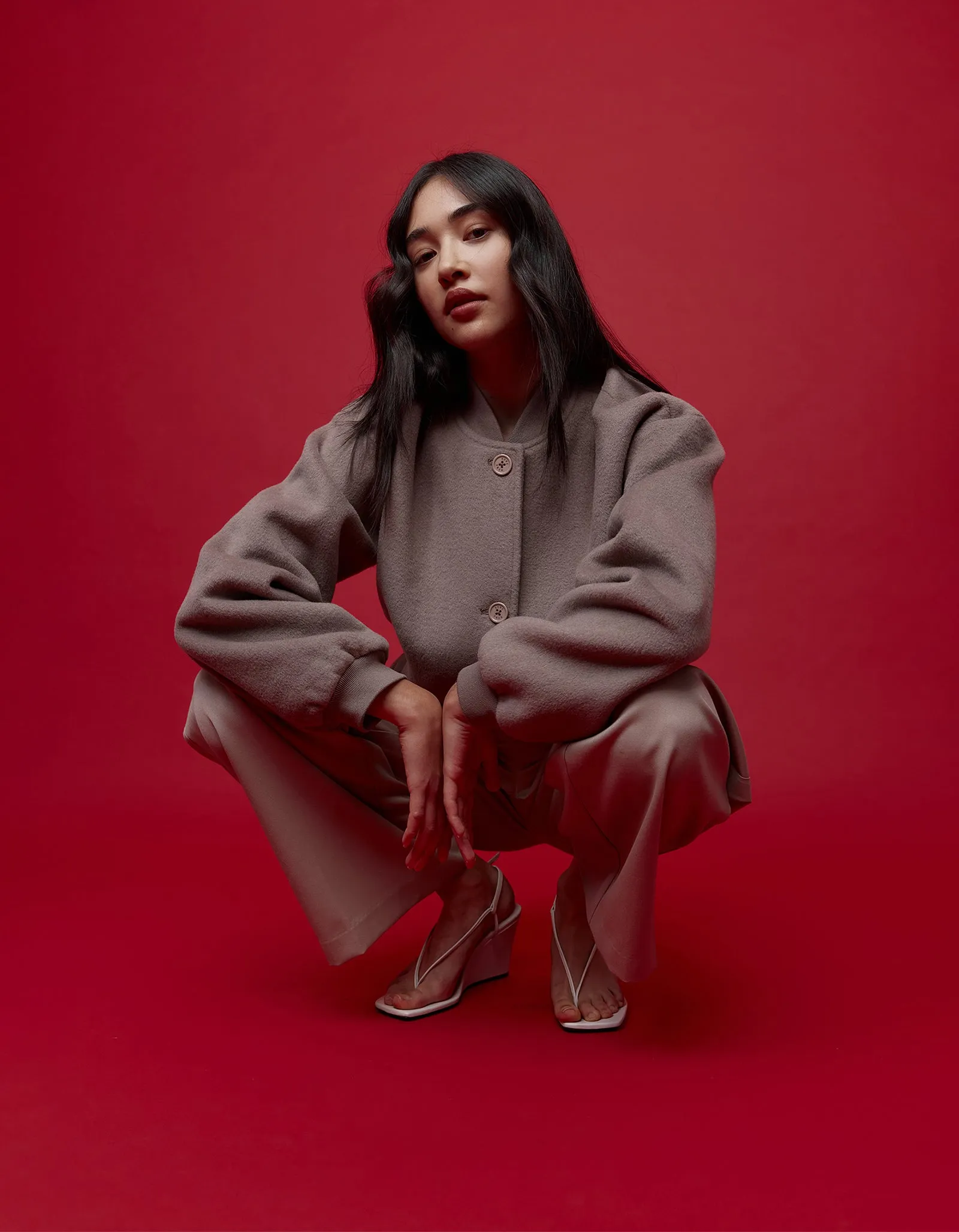 Bomber Jacket - Truffle
