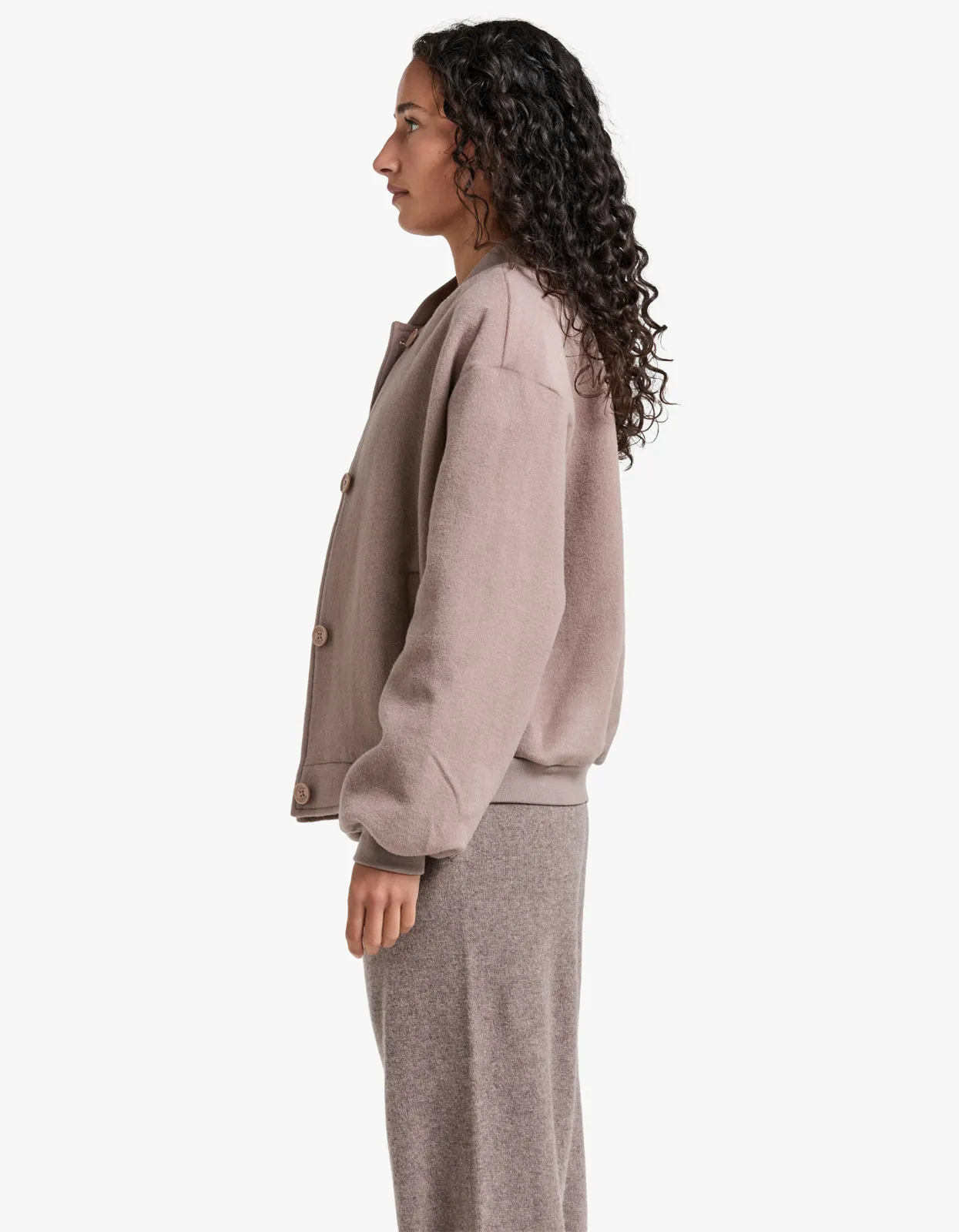 Bomber Jacket - Truffle