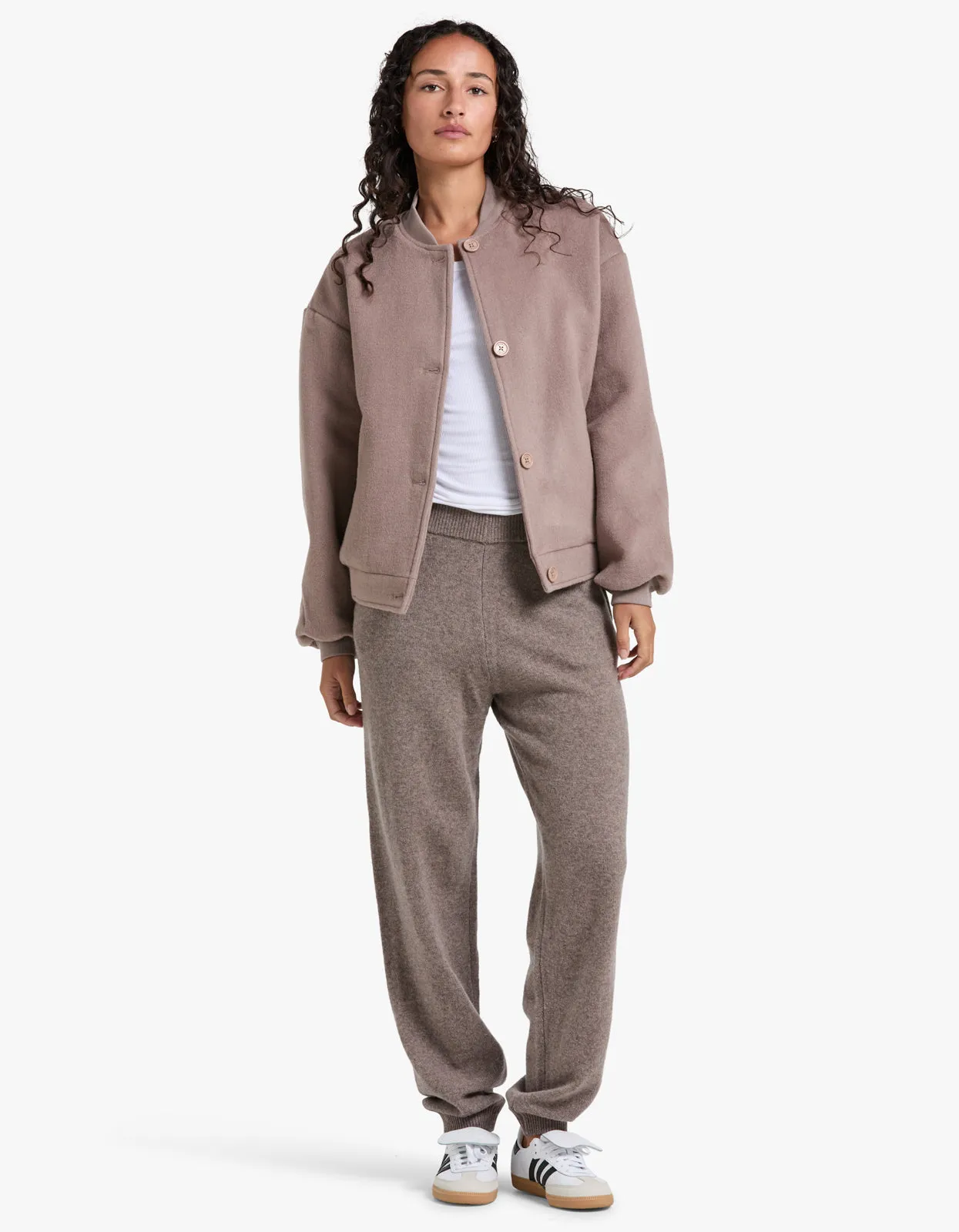 Bomber Jacket - Truffle