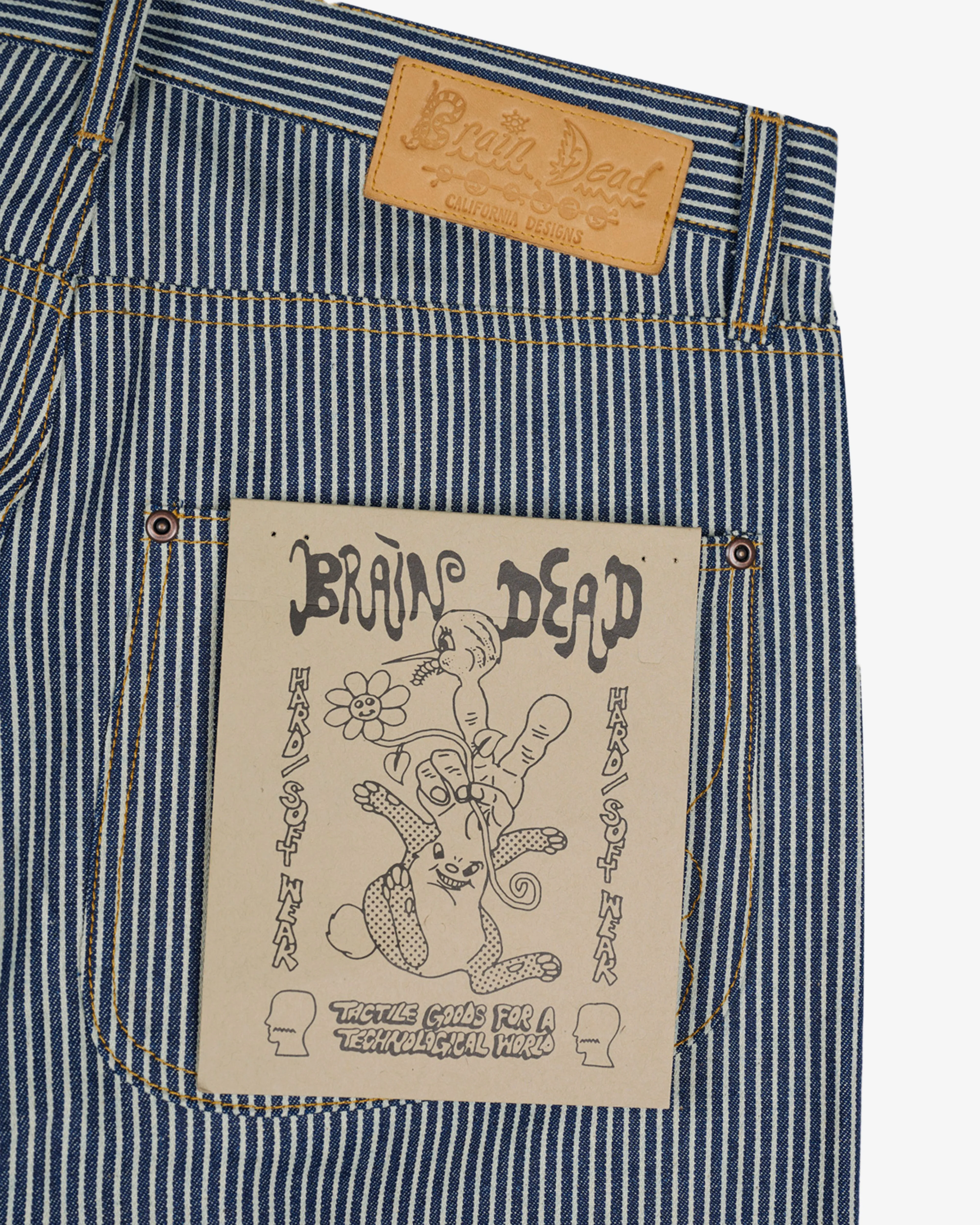 Brain Dead - Men's Type 00 Denim Pant - (Hickory)