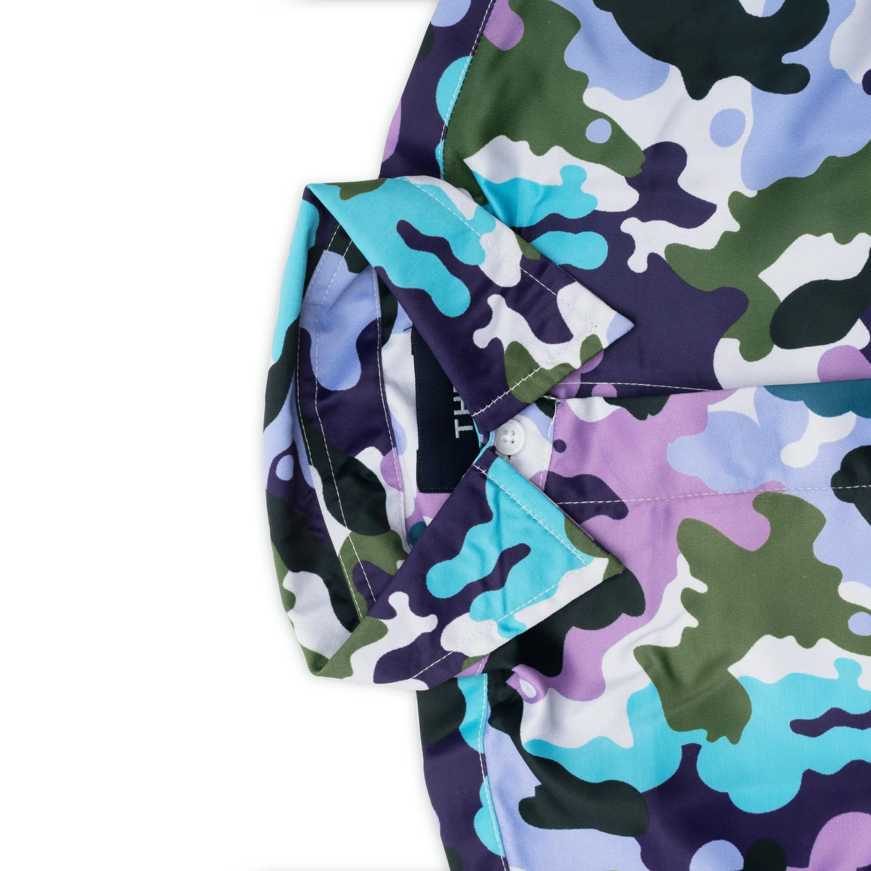 Bubblegum Camo Cropped Shirt