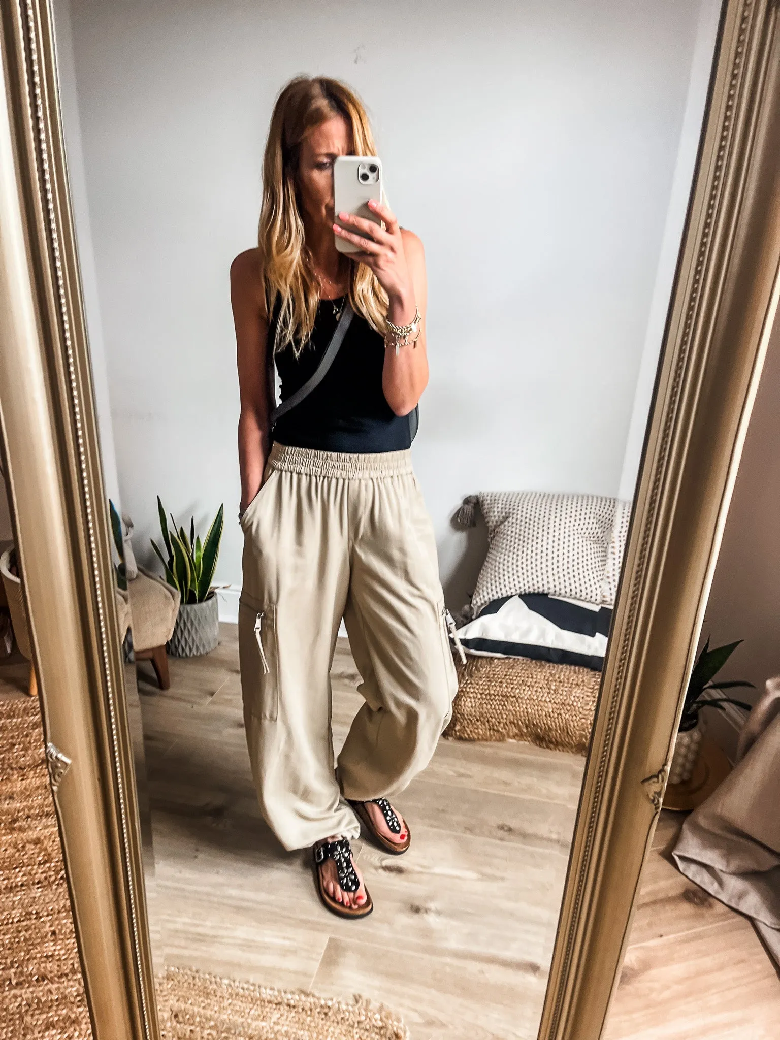 b.young Dimsa Wide Leg Cargo Trousers PREMIUM BRAND