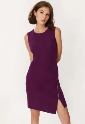 Cady Zipper Sheath Dress