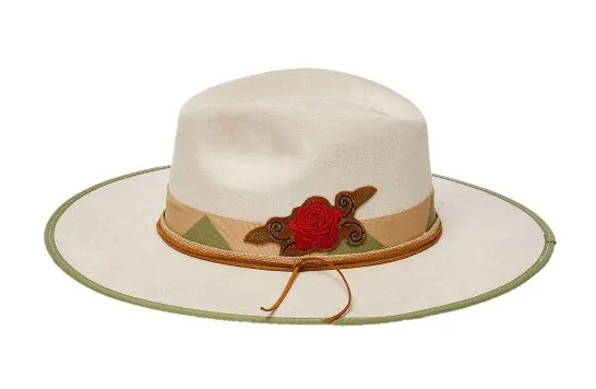 California Hat Co Lisa CA-MF-2220 Wide Brim Fedora Western Hat
