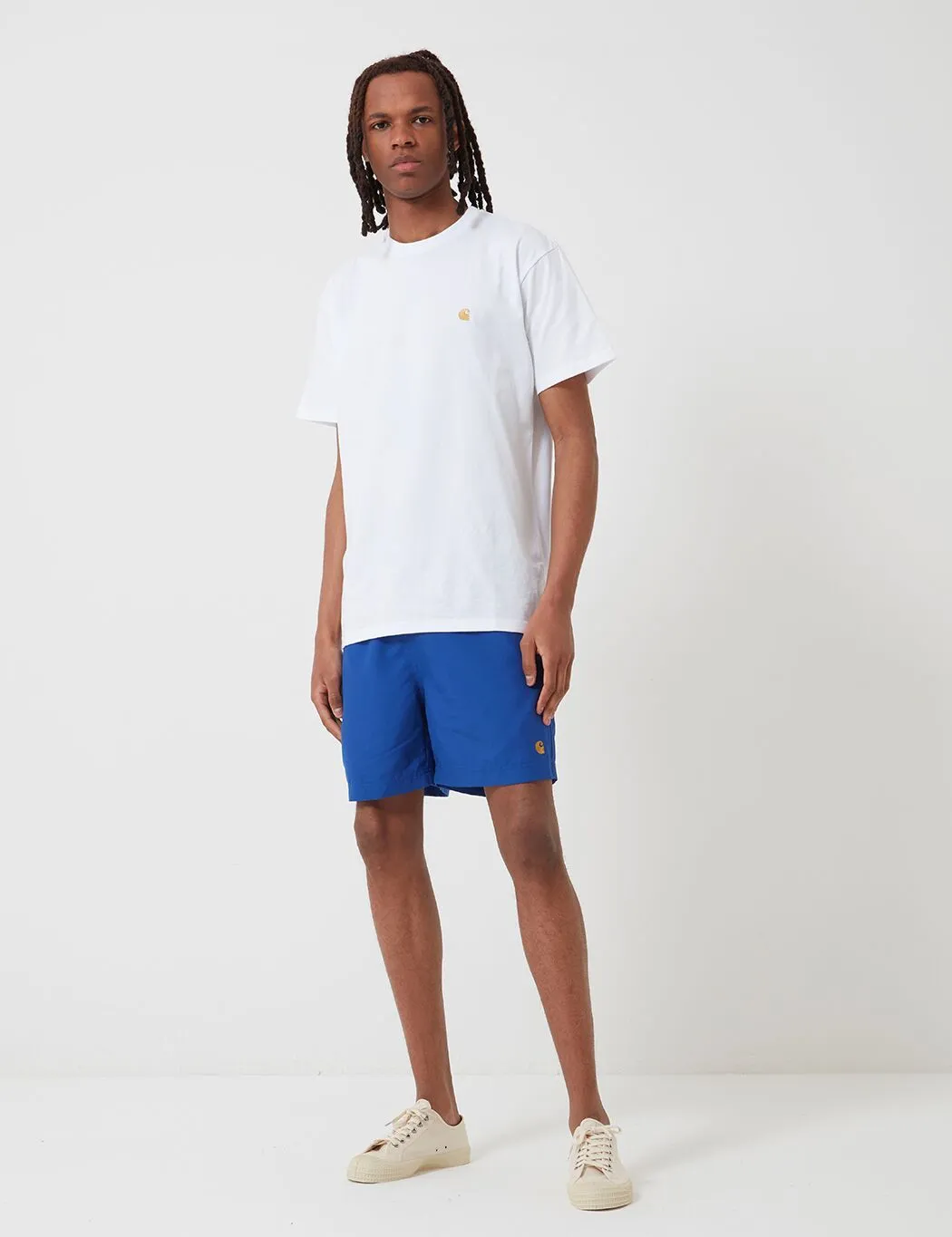 Carhartt-WIP Chase Swim Shorts - Submarine Blue