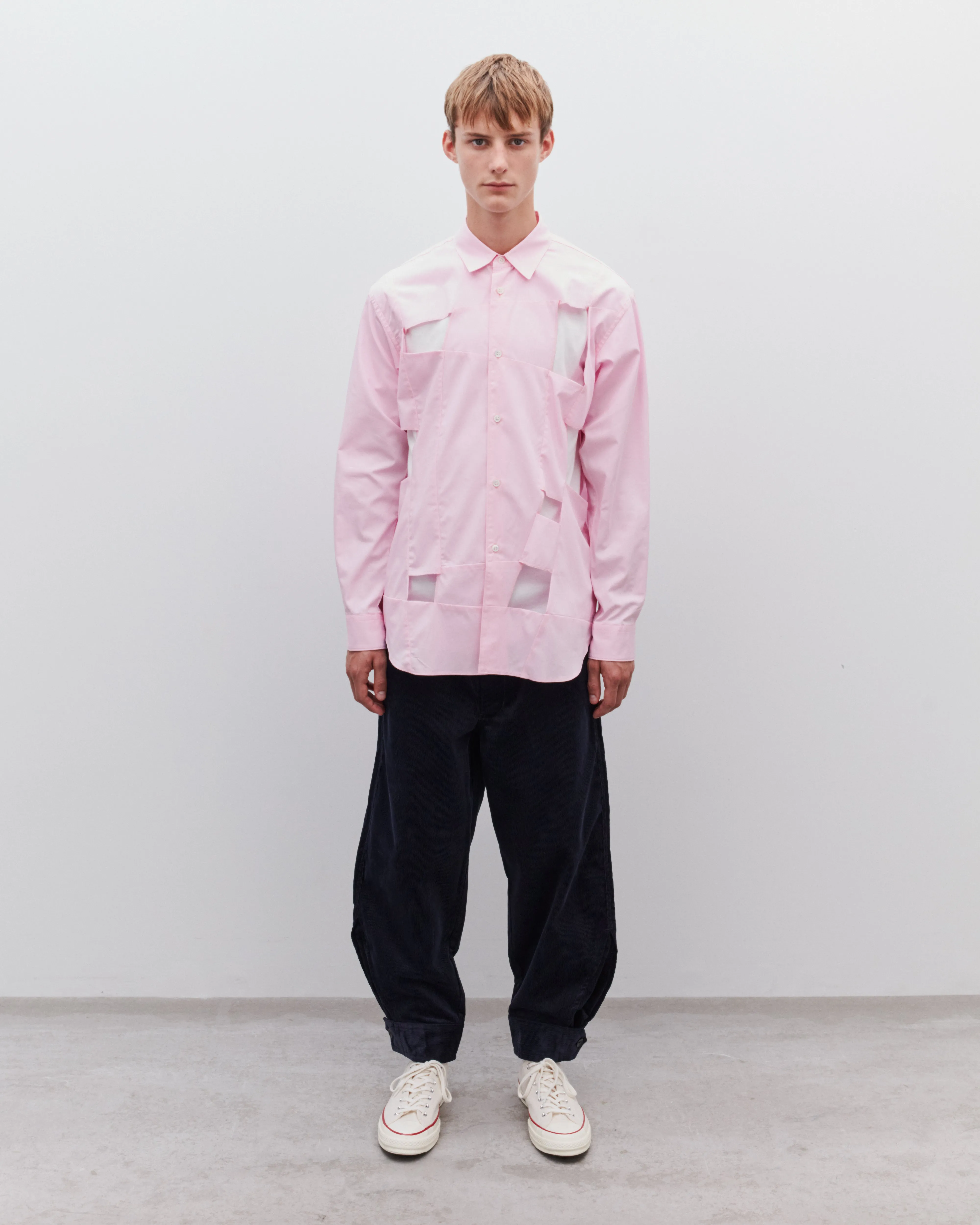 CDG Shirt - Men's Cut Out Shirt - (Pink)