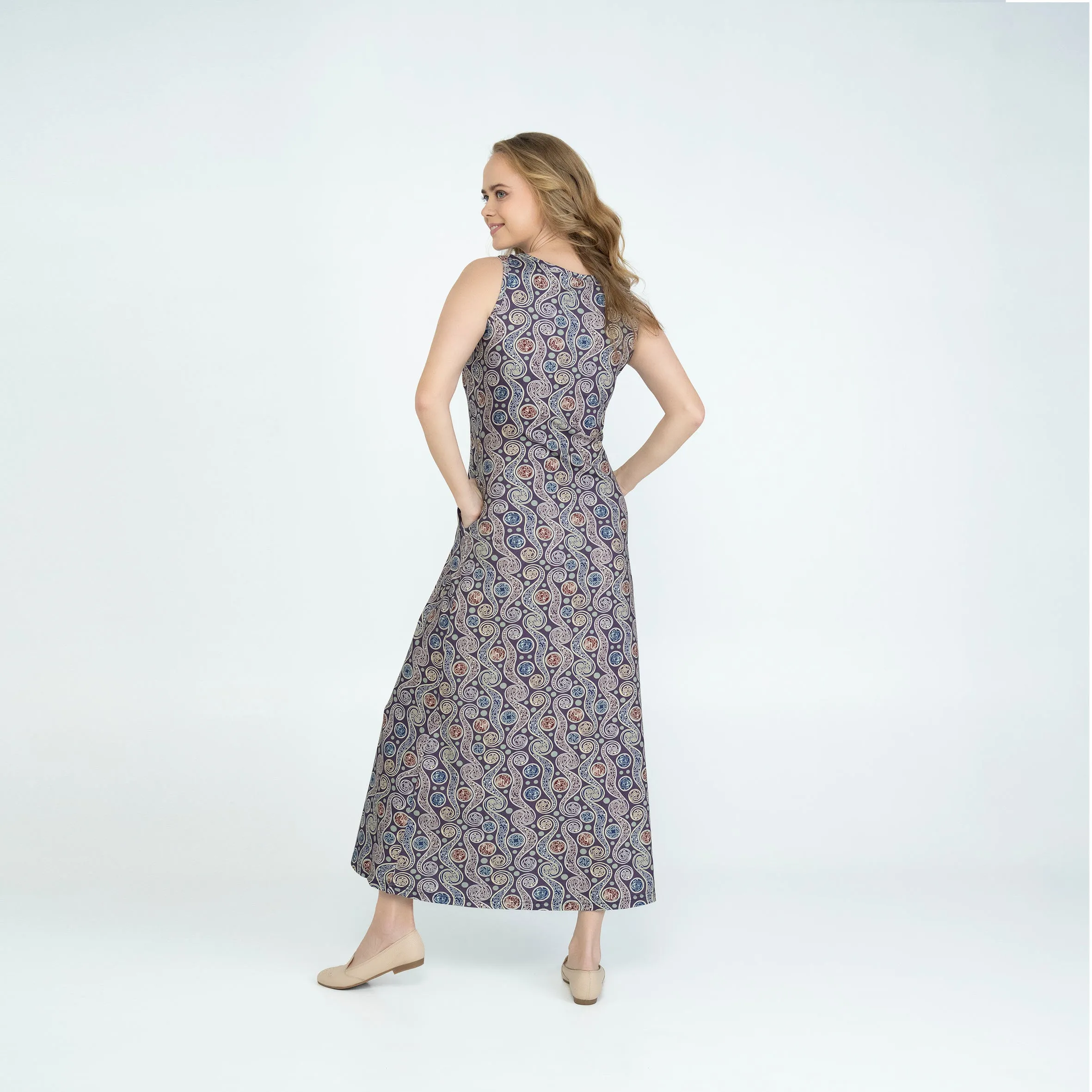 Celtic Paisley Maxi Dress