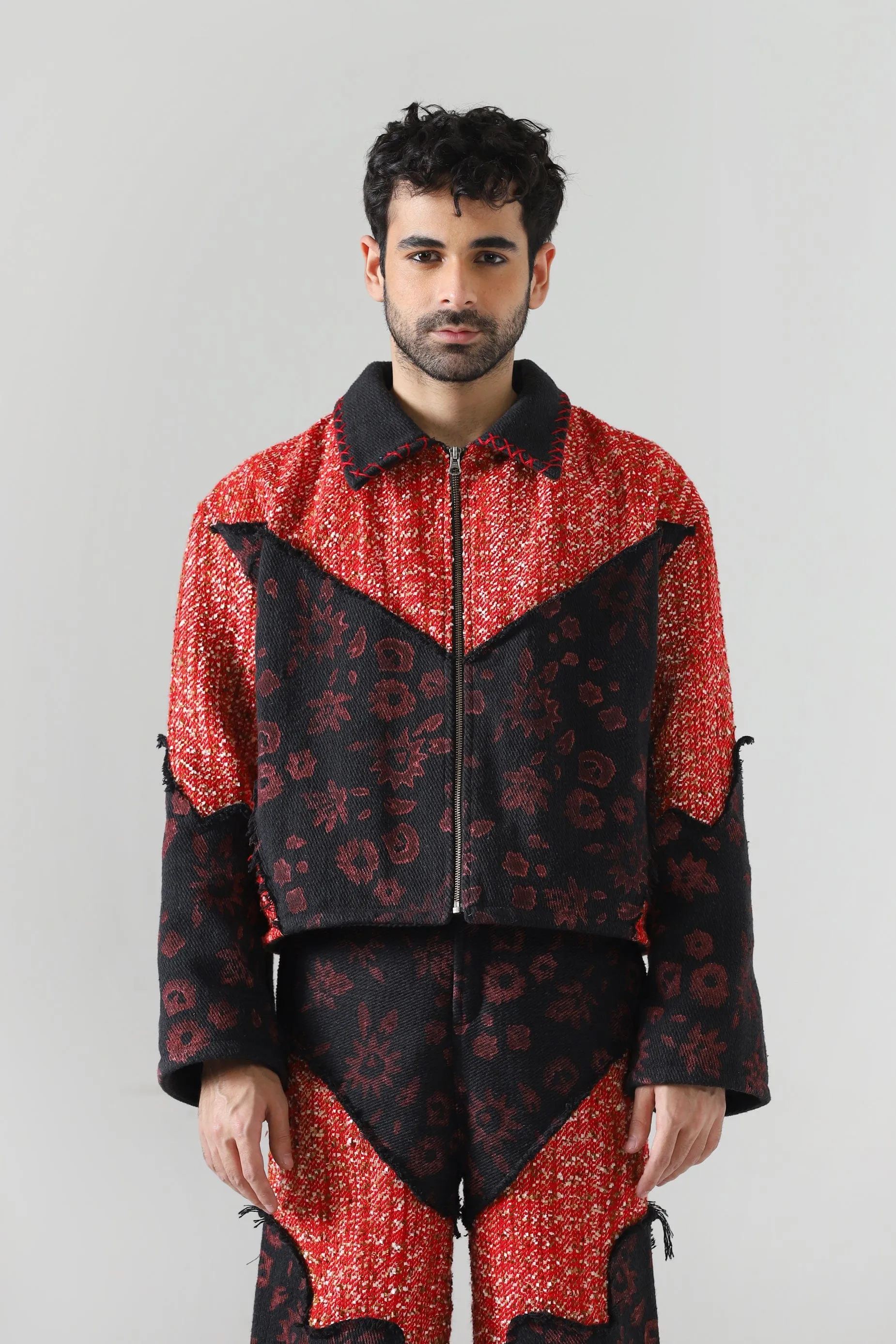 CO-ORD HANDWOVEN JACKET