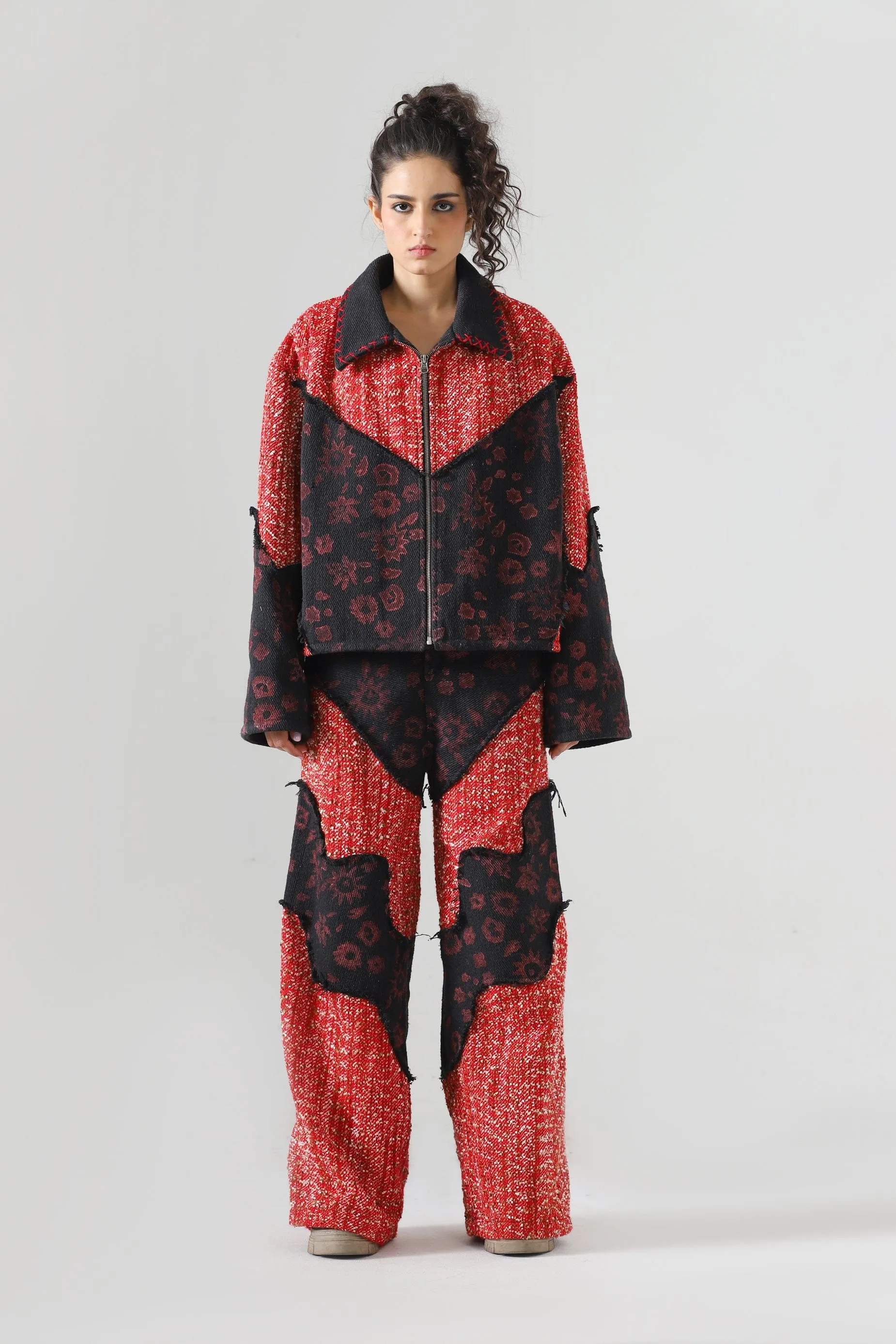 CO-ORD HANDWOVEN JACKET