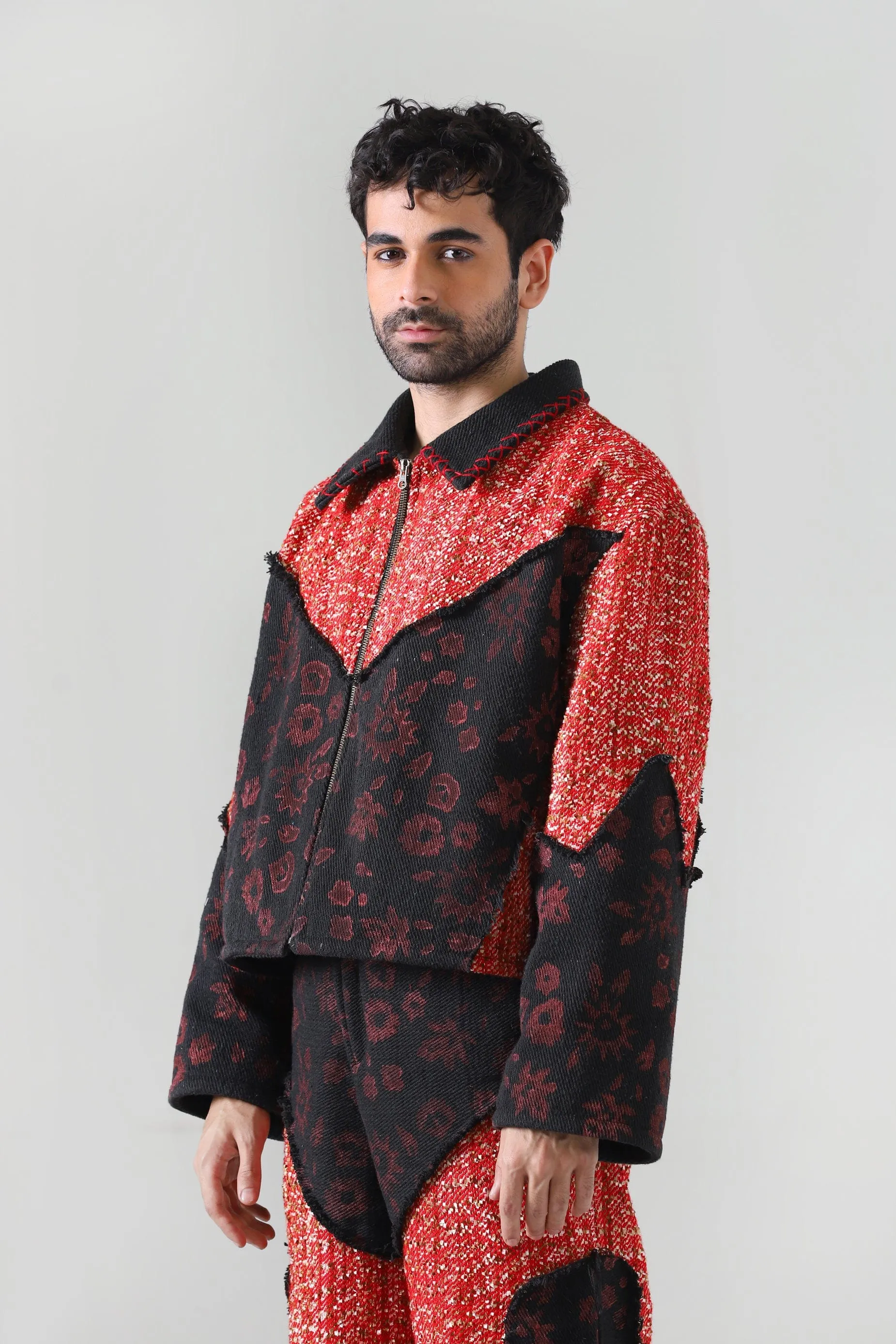 CO-ORD HANDWOVEN JACKET