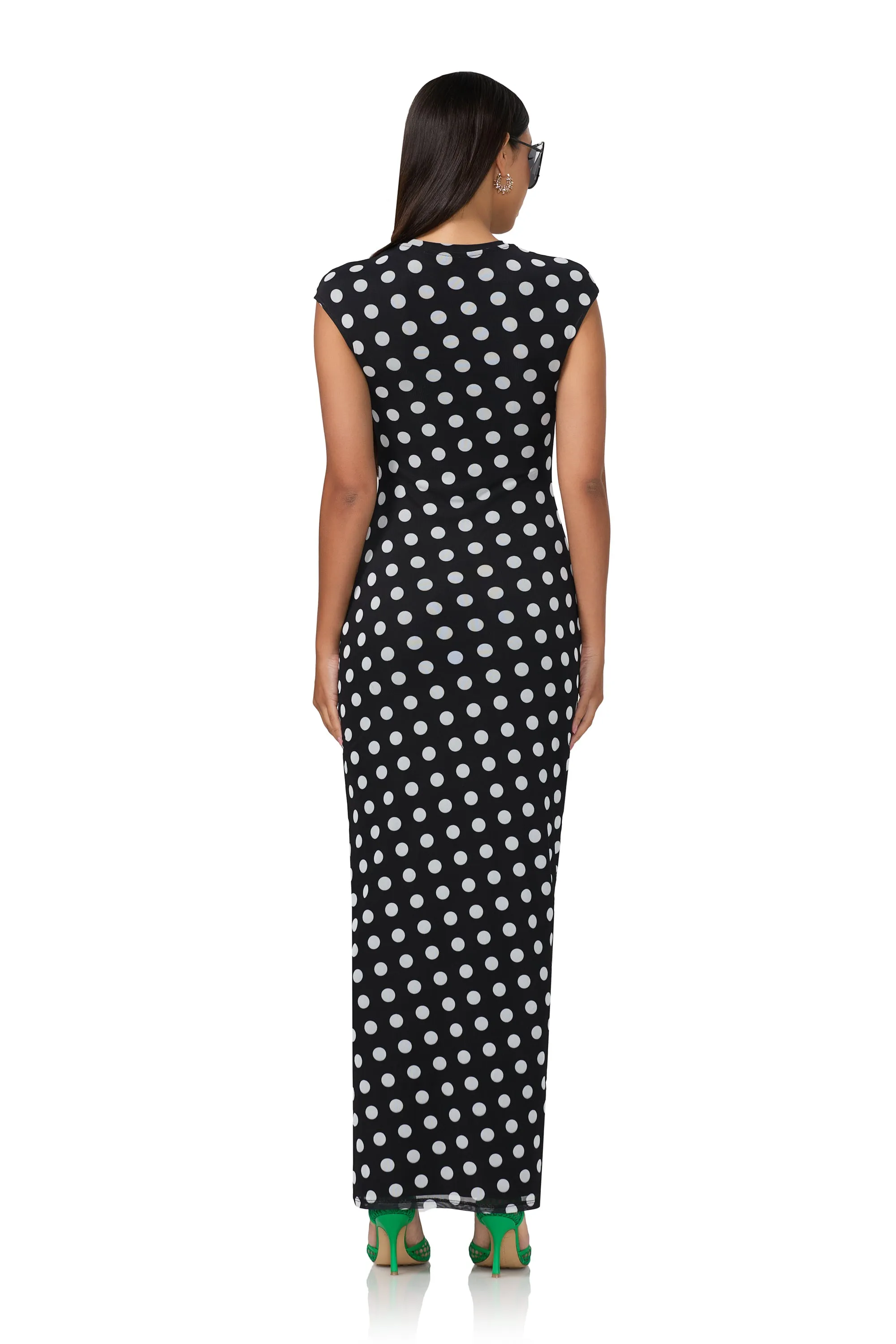 Cody Maxi Dress - Diagonal Dot