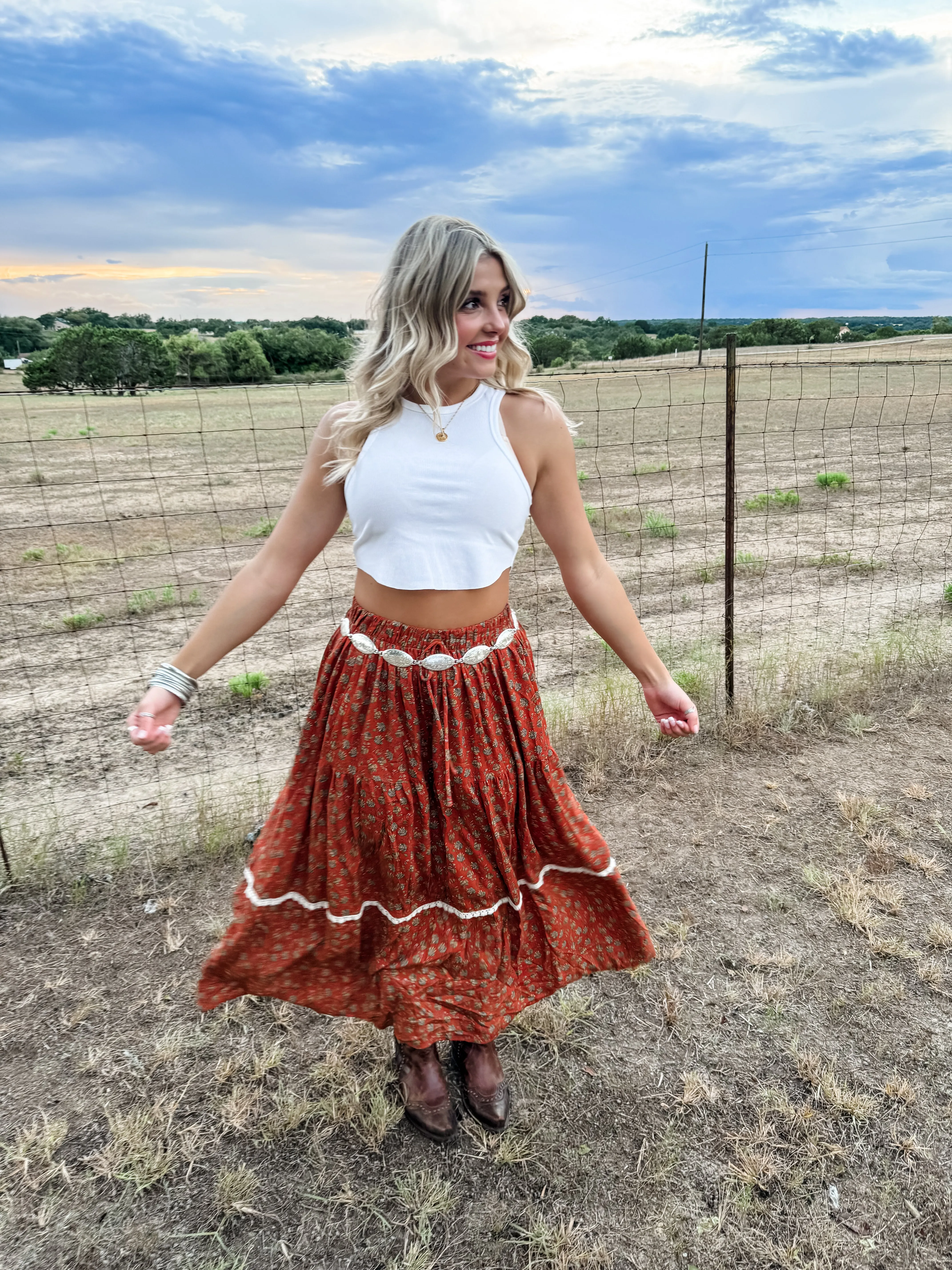 (Copy) AUTUMN FLORAL SKIRT