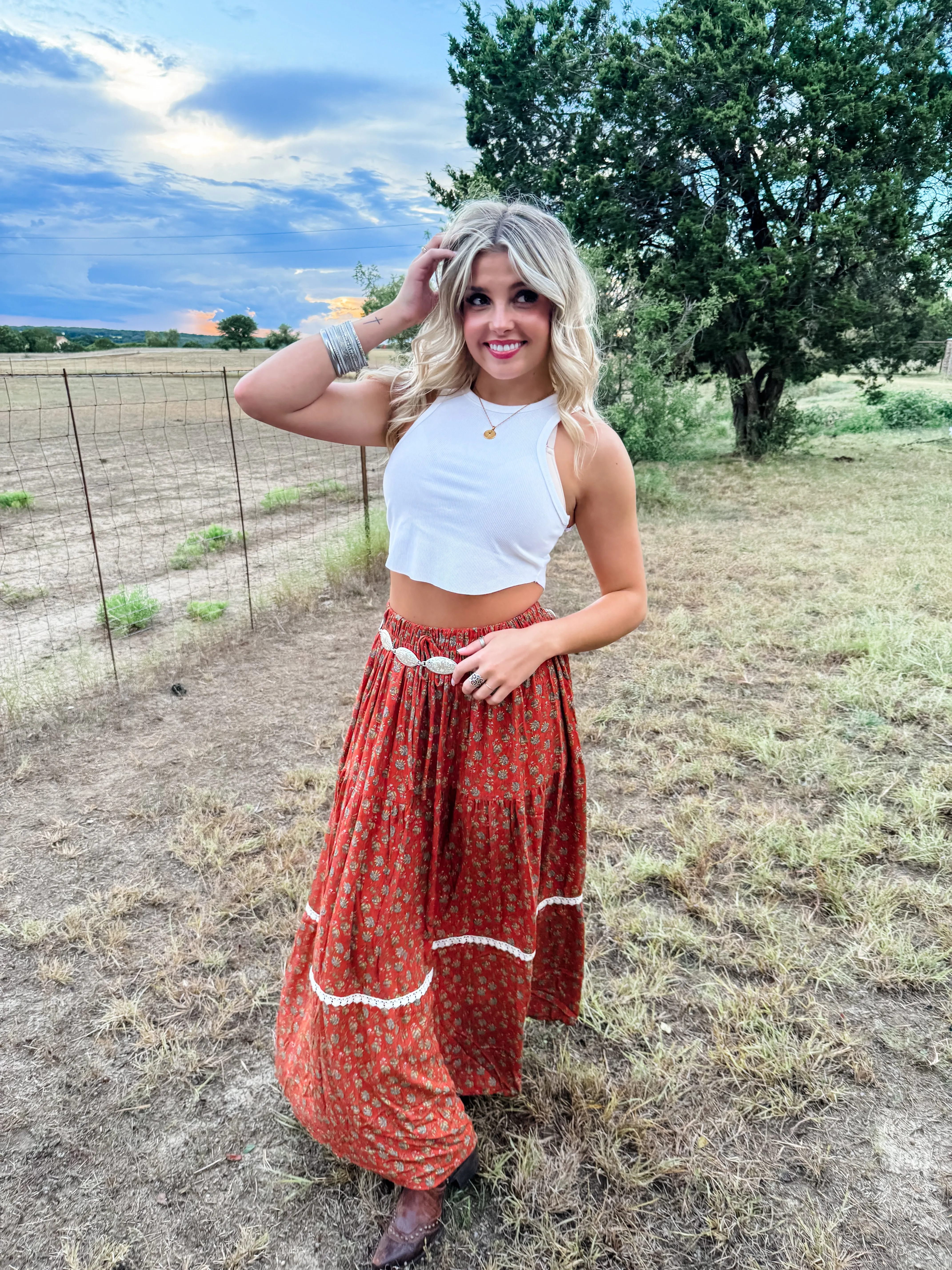 (Copy) AUTUMN FLORAL SKIRT