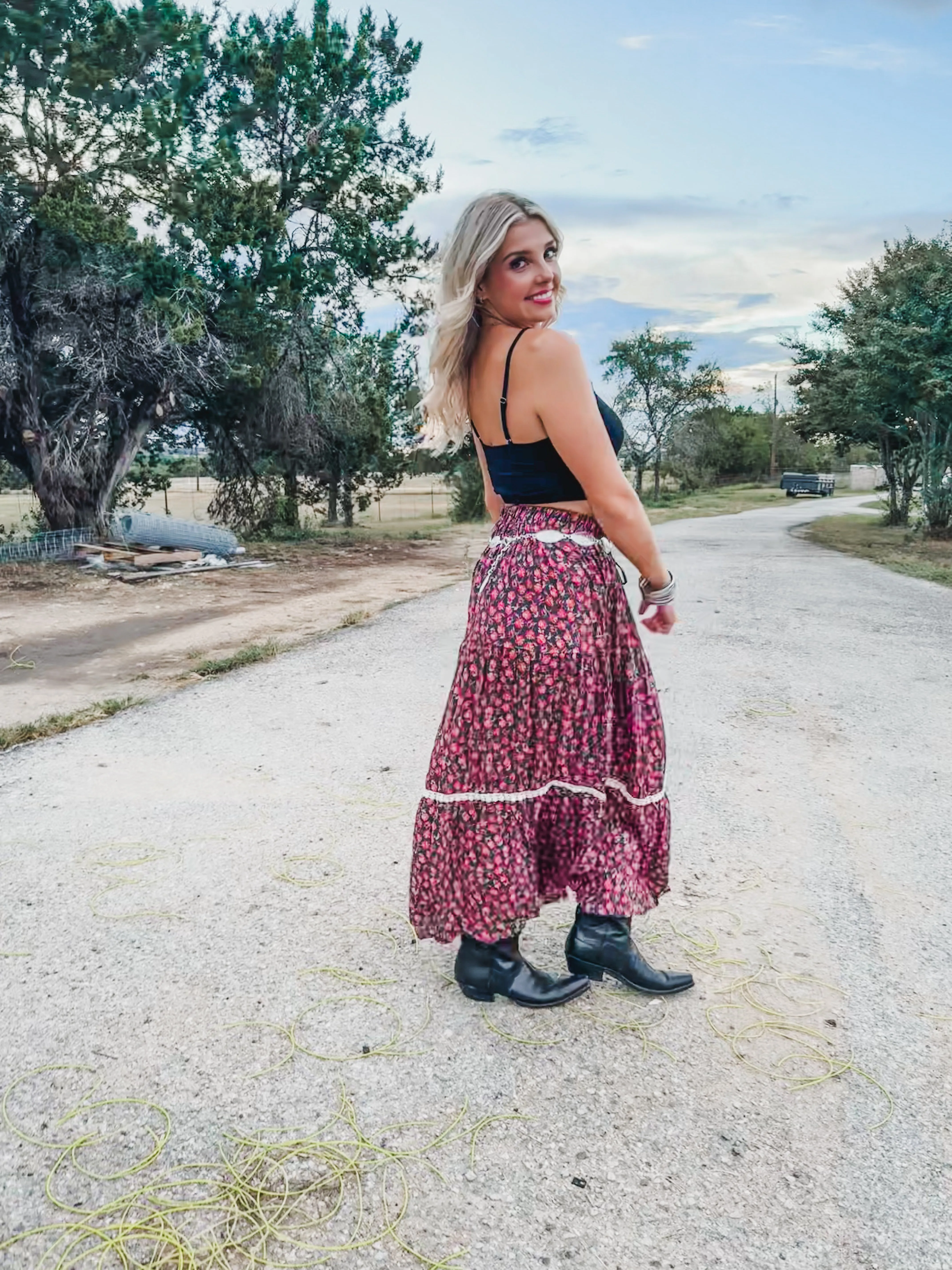 (Copy) AUTUMN FLORAL SKIRT
