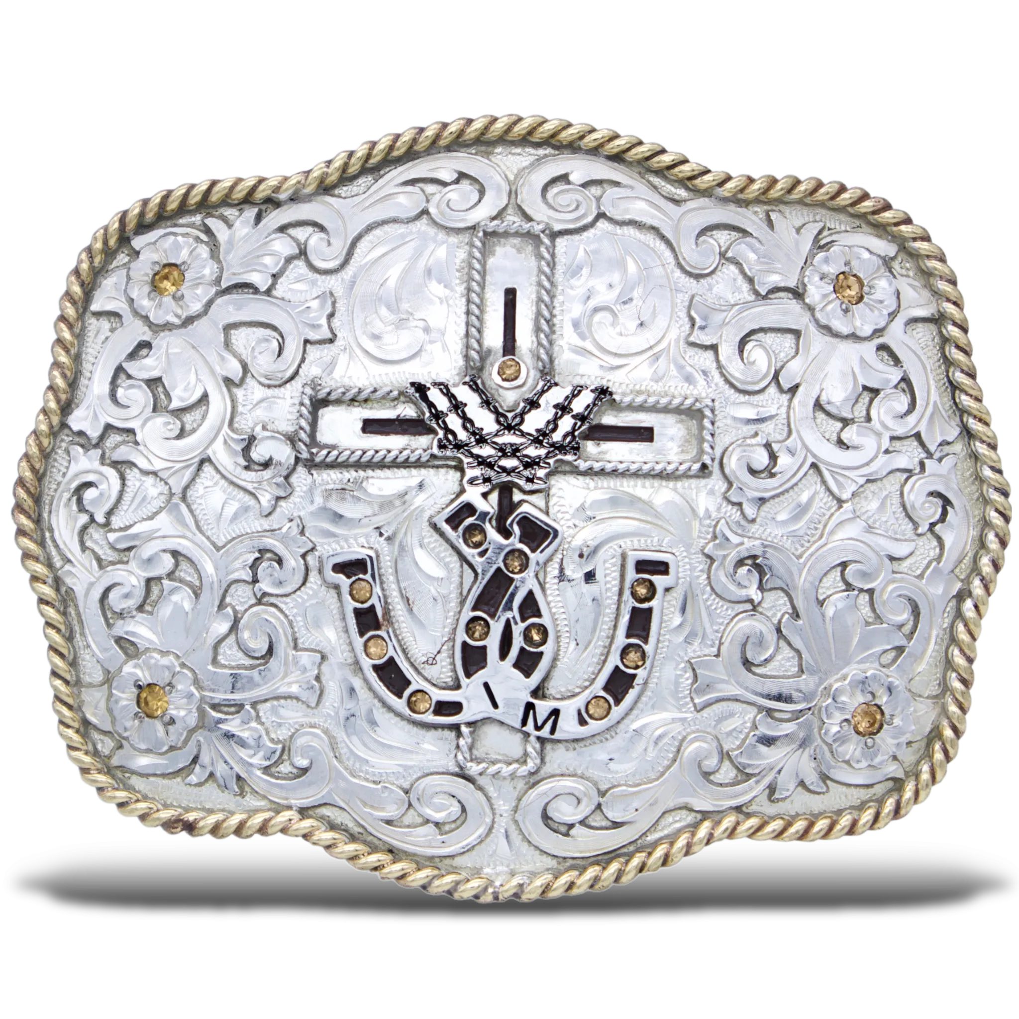 Country Crusade Custom Buckle