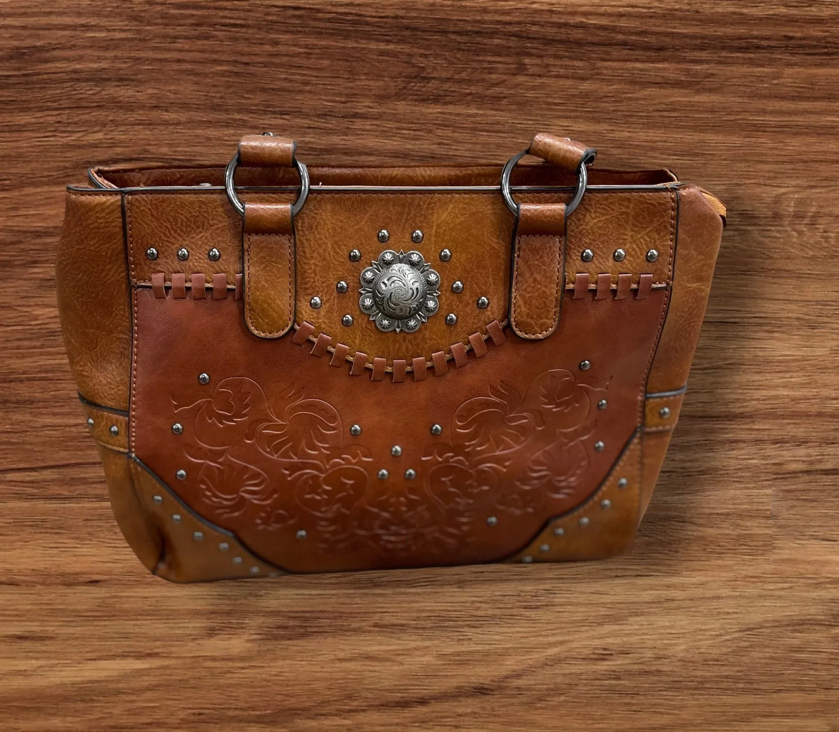 Dally Leather Tote Bag
