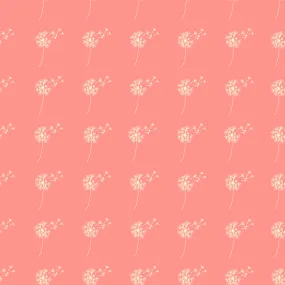 Dandelions on Pink - Dandelion Wishes Collection
