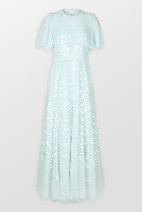 Deco Dot Gloss Maxi Dress