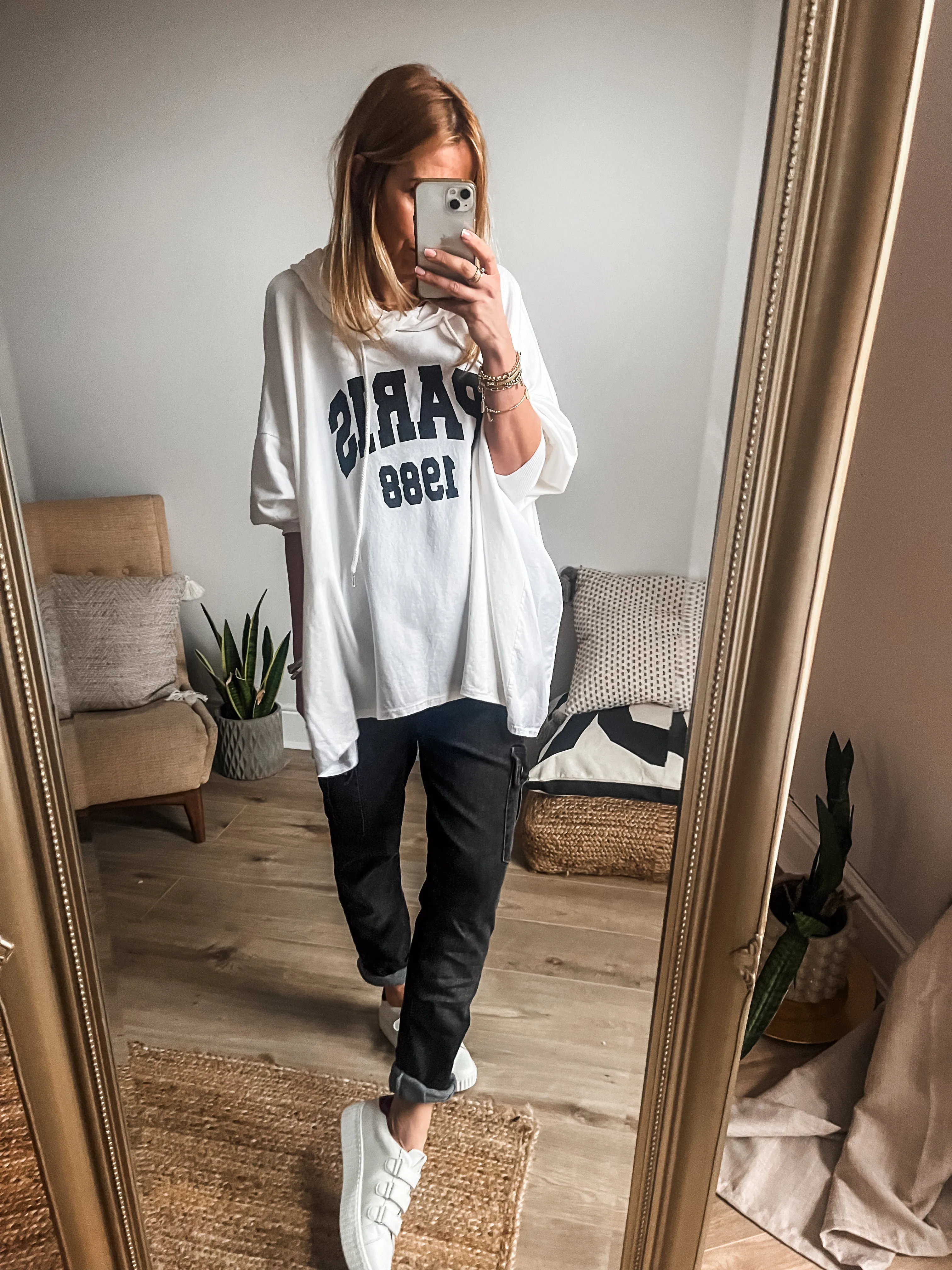 Denim Cargo Magic Pants