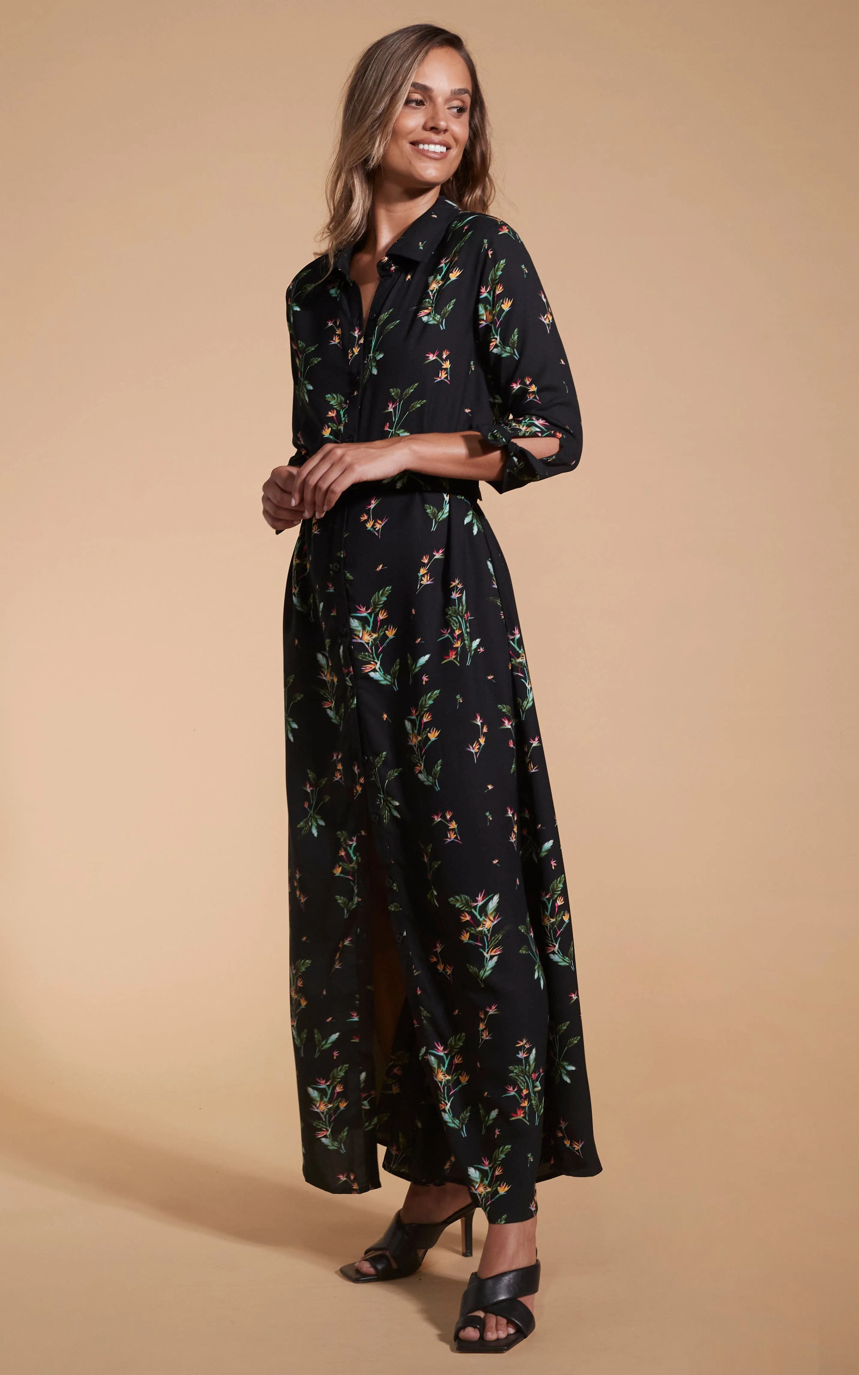 Dove Dress In Midnight Paradise