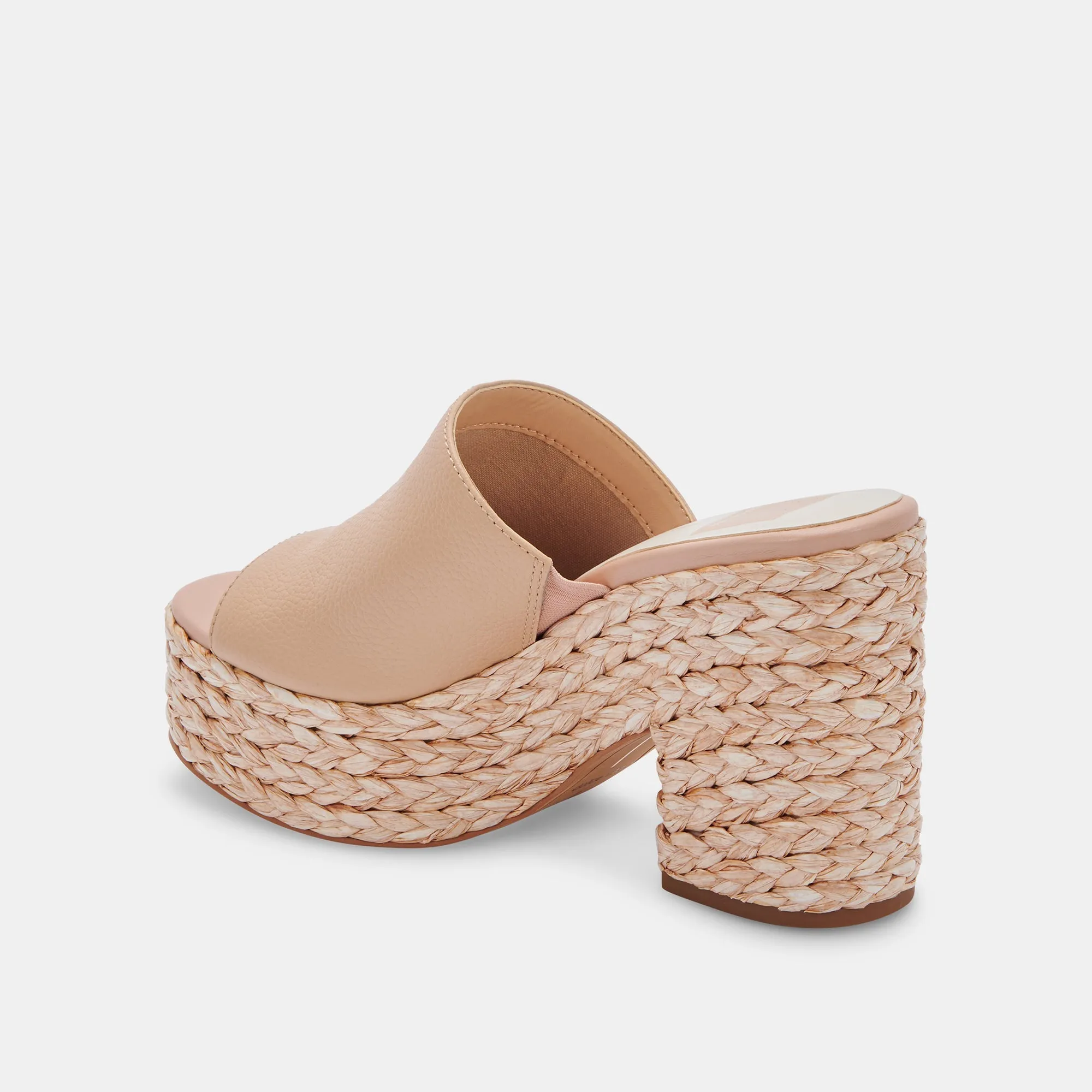ELORA HEELS IN BLUSH LEATHER - re:vita