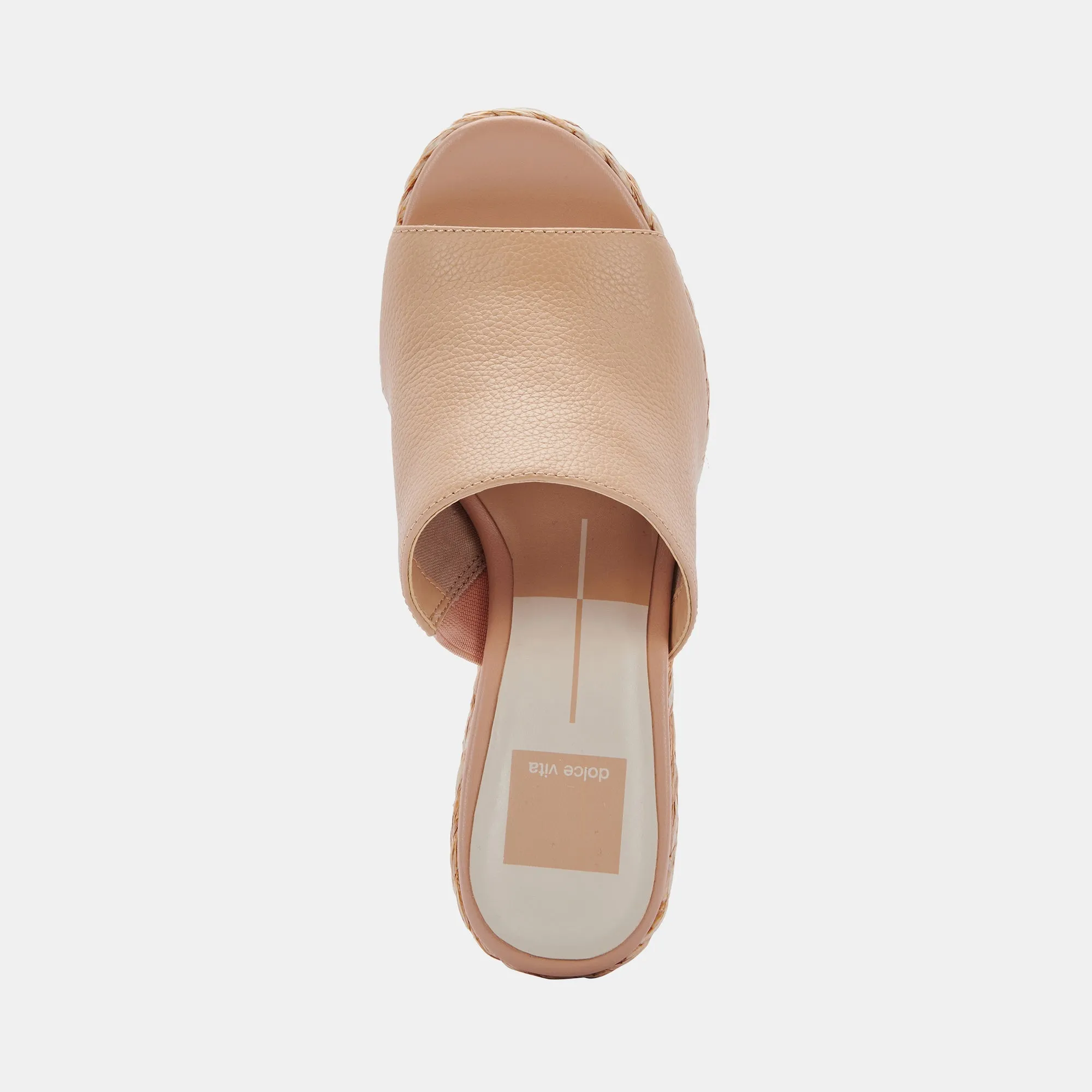 ELORA HEELS IN BLUSH LEATHER - re:vita