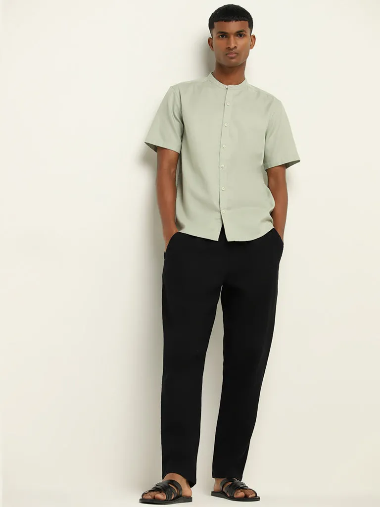 ETA Sage Solid Resort-Fit Cotton Shirt