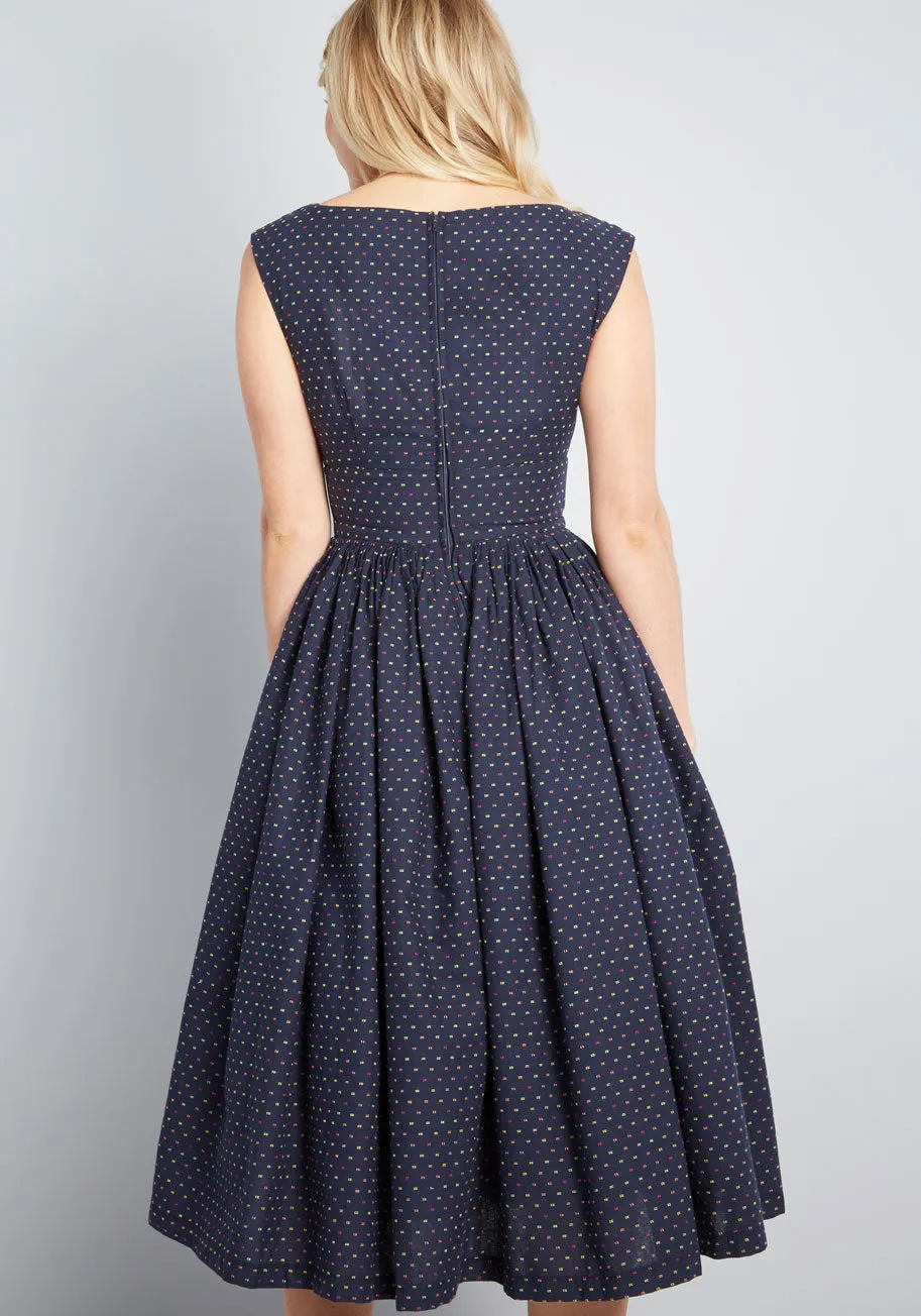 Fabulous Fit and Flare Dress with Pockets