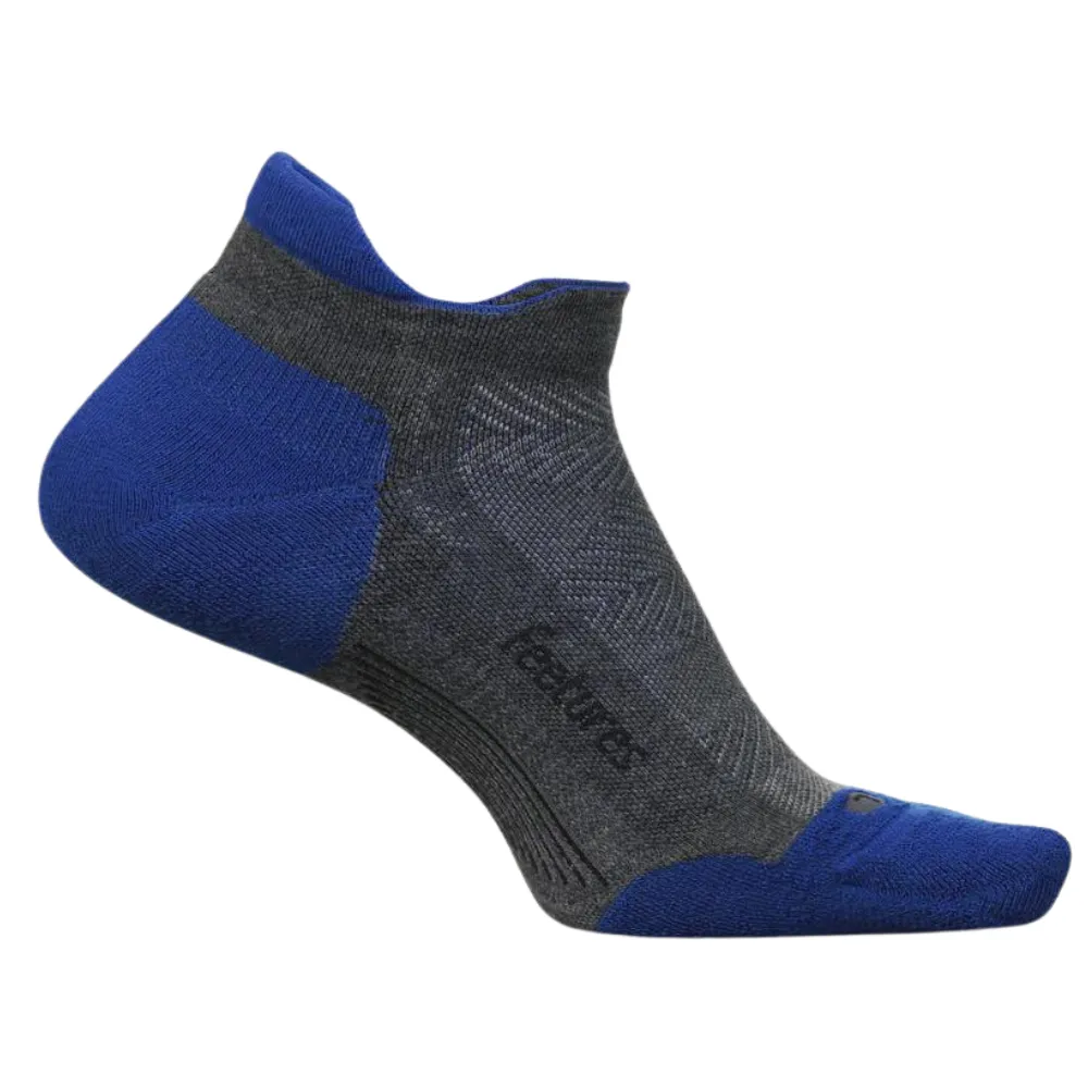 Feetures Elite Max Cushion No Show Tab Boost Blue Socks (Unisex)