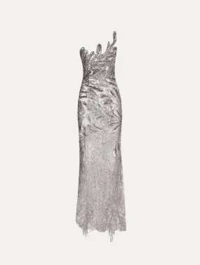 Fern Crystal Embroidered Gown