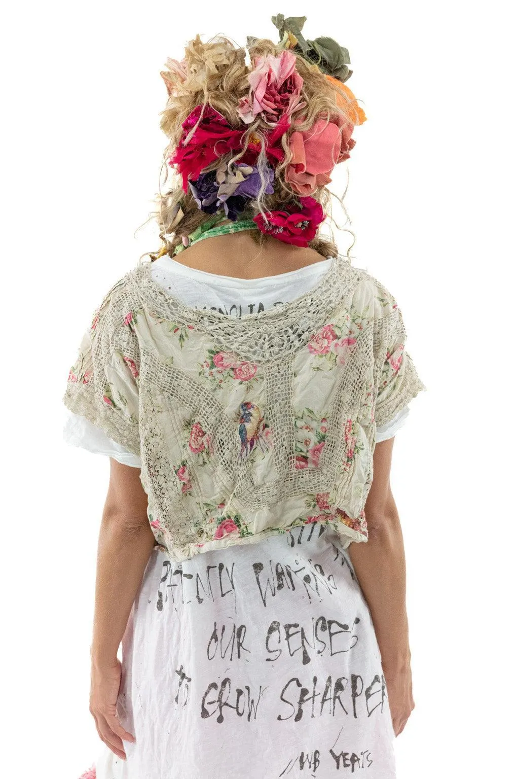 Floral Dejah Cropped Blouse