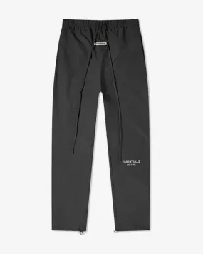 FOG ESSENTIALS FW19 REFLECTIVE LOGO NYLON BLACK TRACK PANTS