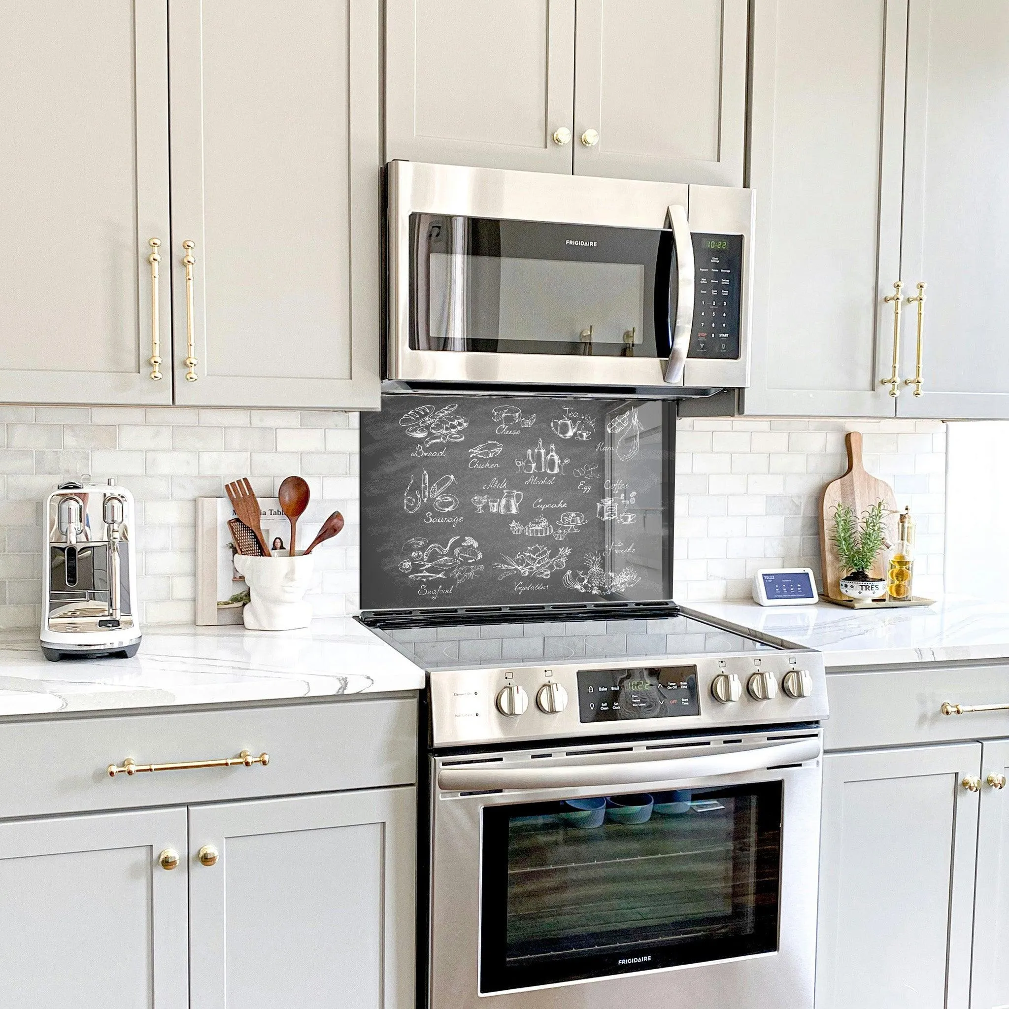Foods | Glass Printed Backsplash for your Kitchen