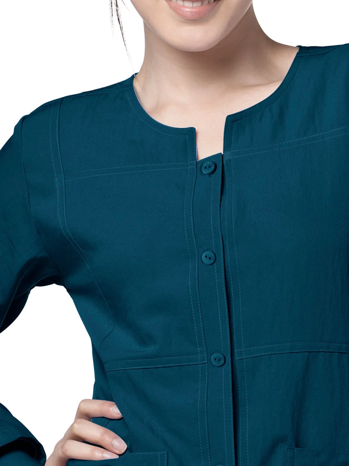 Four-Stretch - Women's Sporty Button Front Jacket