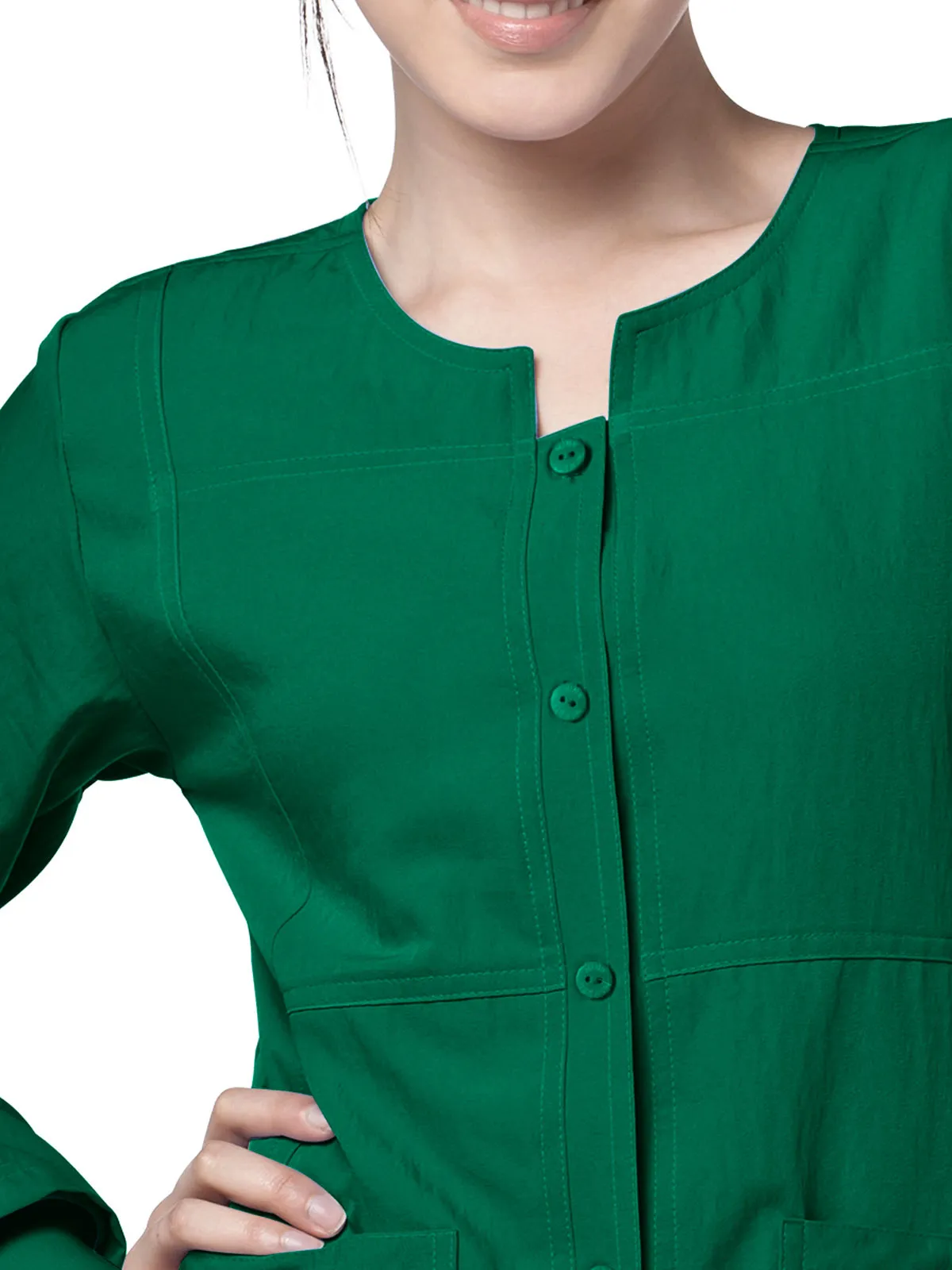 Four-Stretch - Women's Sporty Button Front Jacket